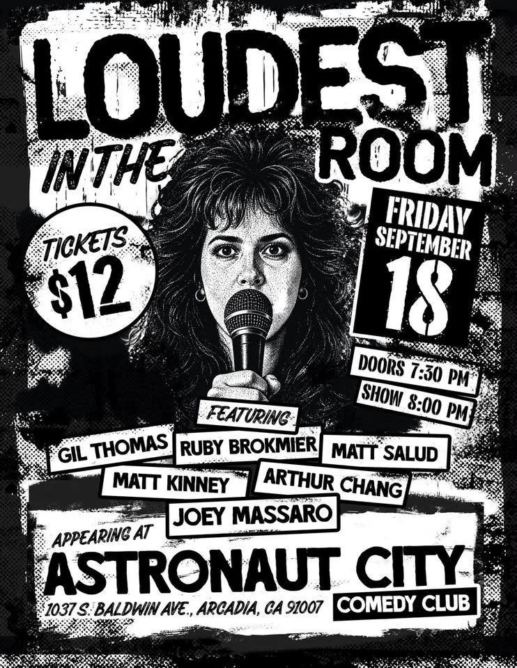 Loudest in the room FLYER