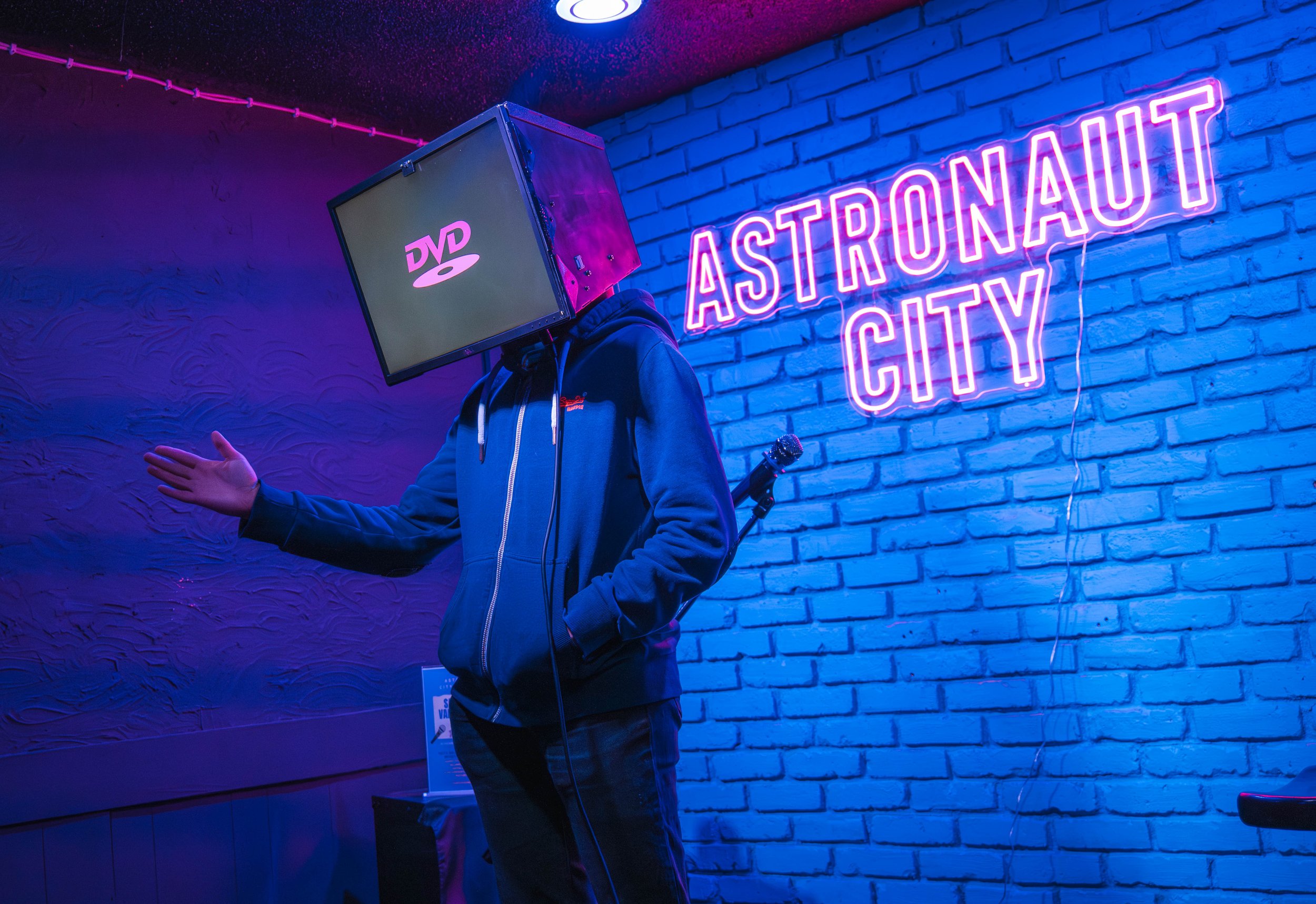 Comedian TV Head brings a unique act to the San Gabriel Valley