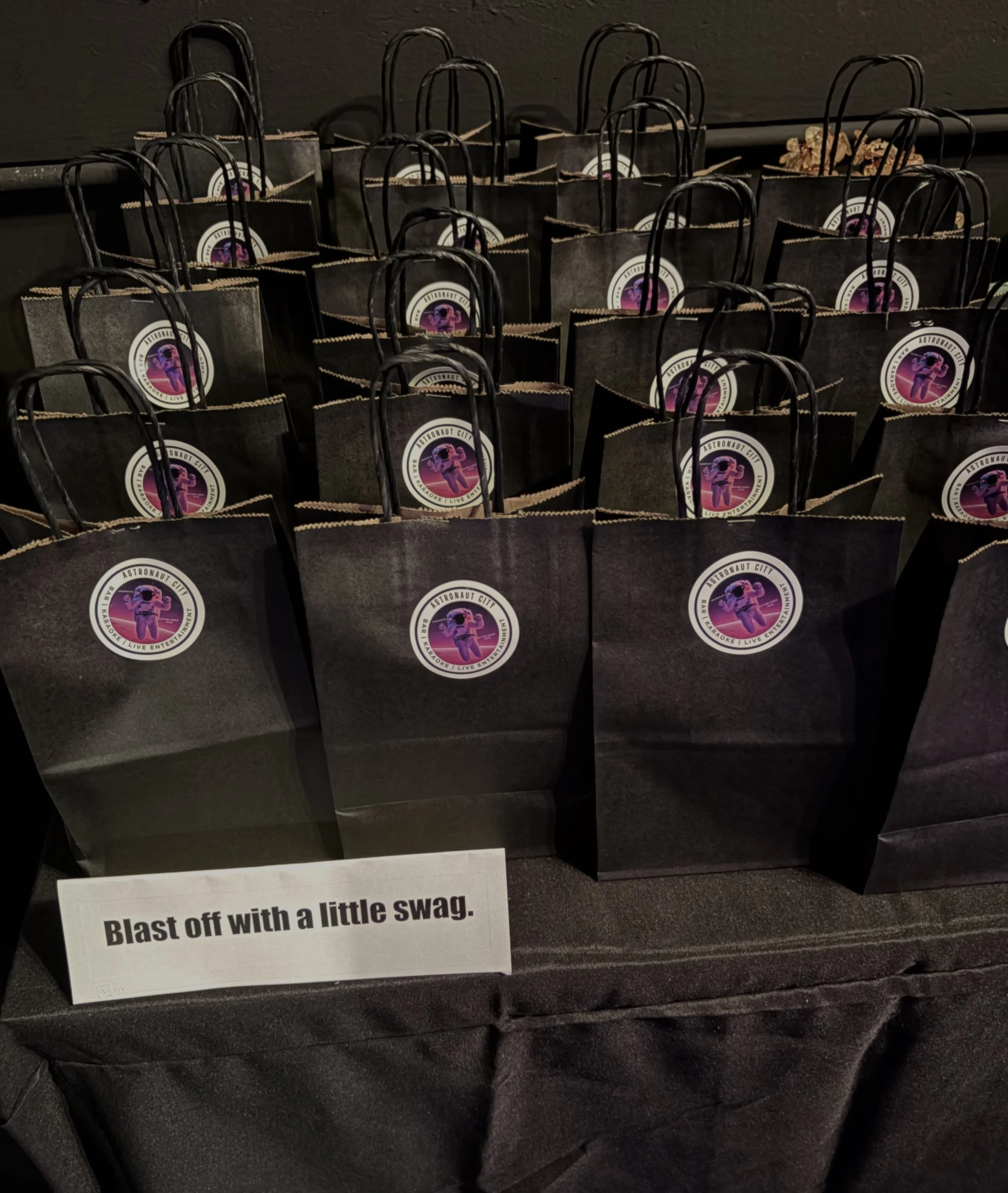 Free swag during special events
