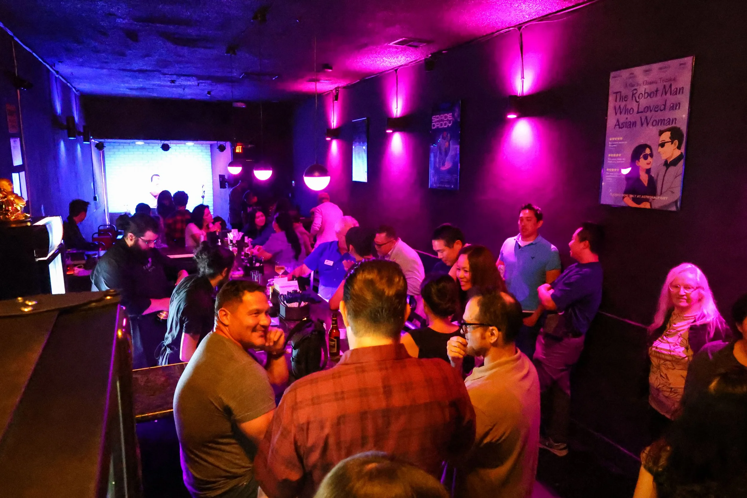 Karaoke night at Astronaut City — where SGV locals become stars.