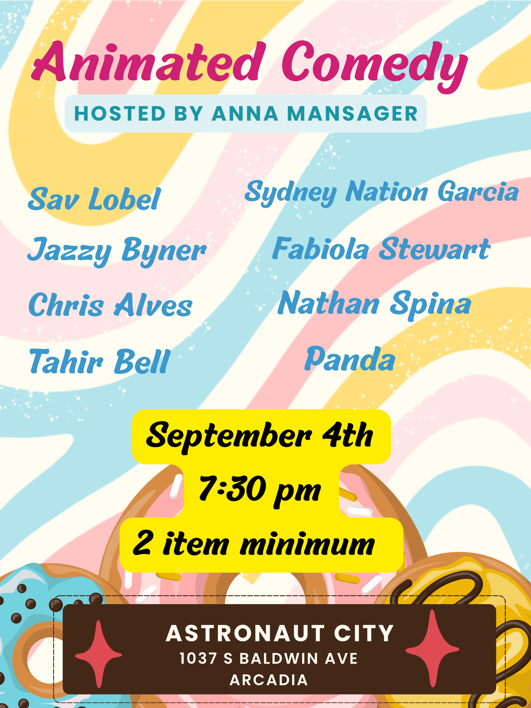 Animated Comedy Flyer