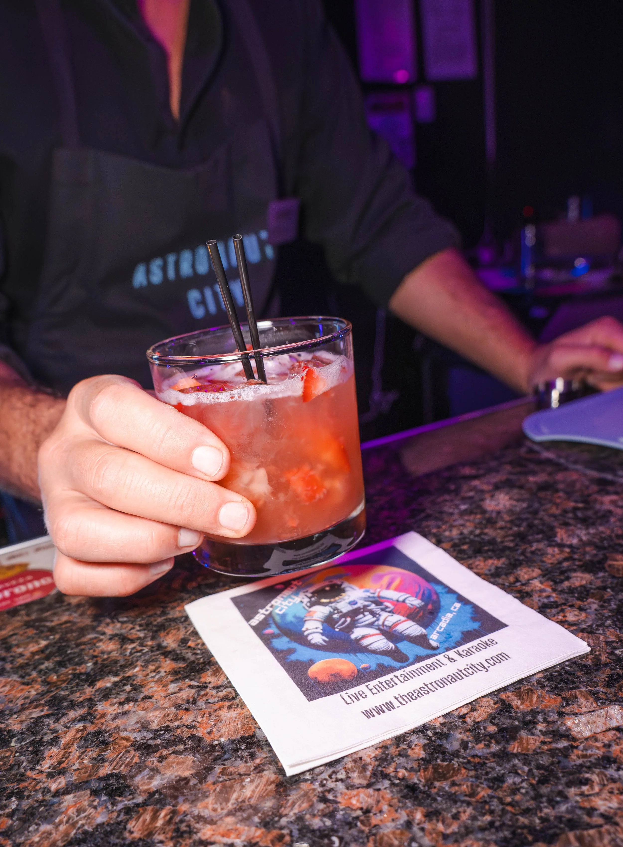 Yummy drinks, good times.