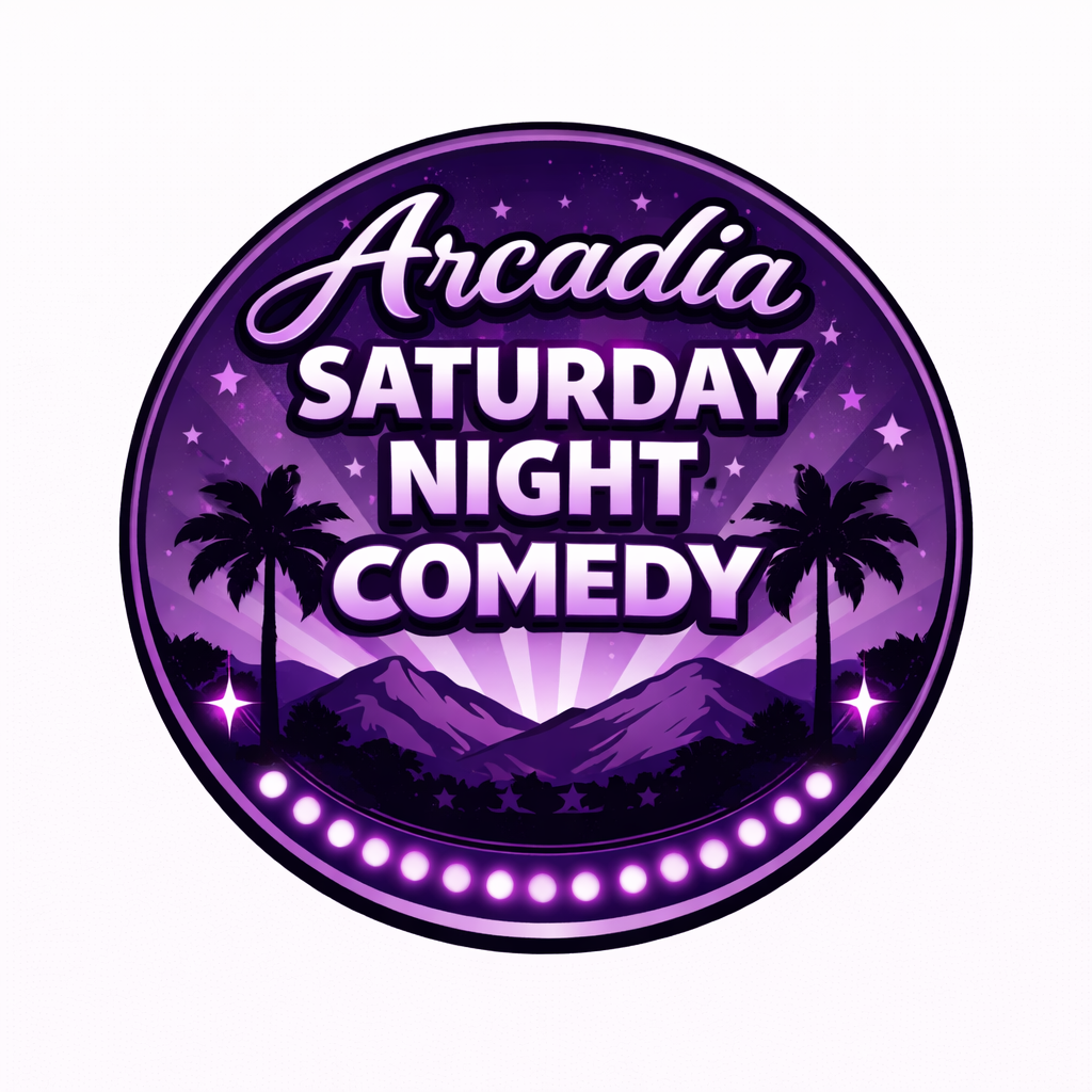 LOGO FOR ARCADIA SATURDAY NIGHT COMEDY