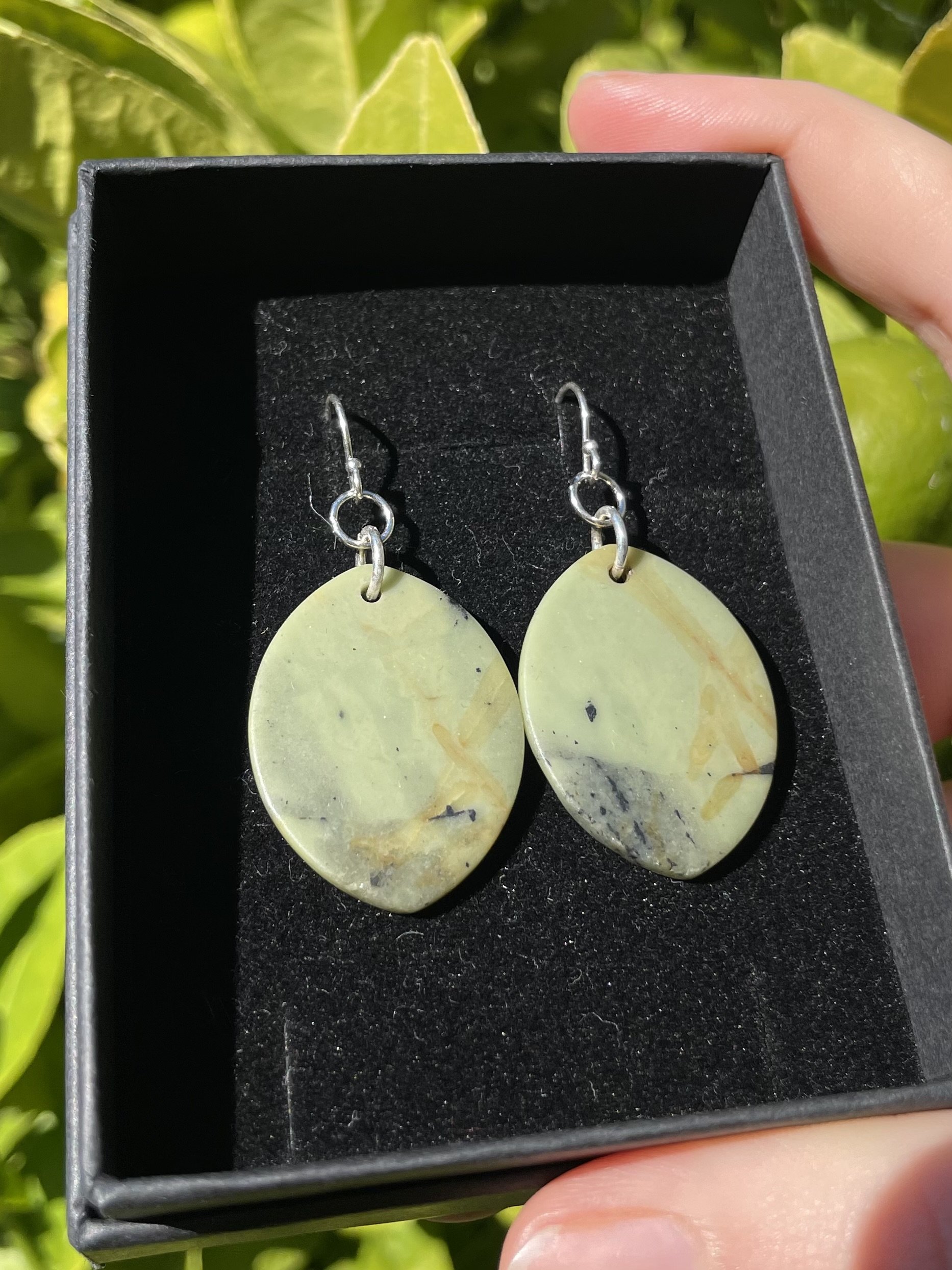 tasmanian jade & solid sterling silver