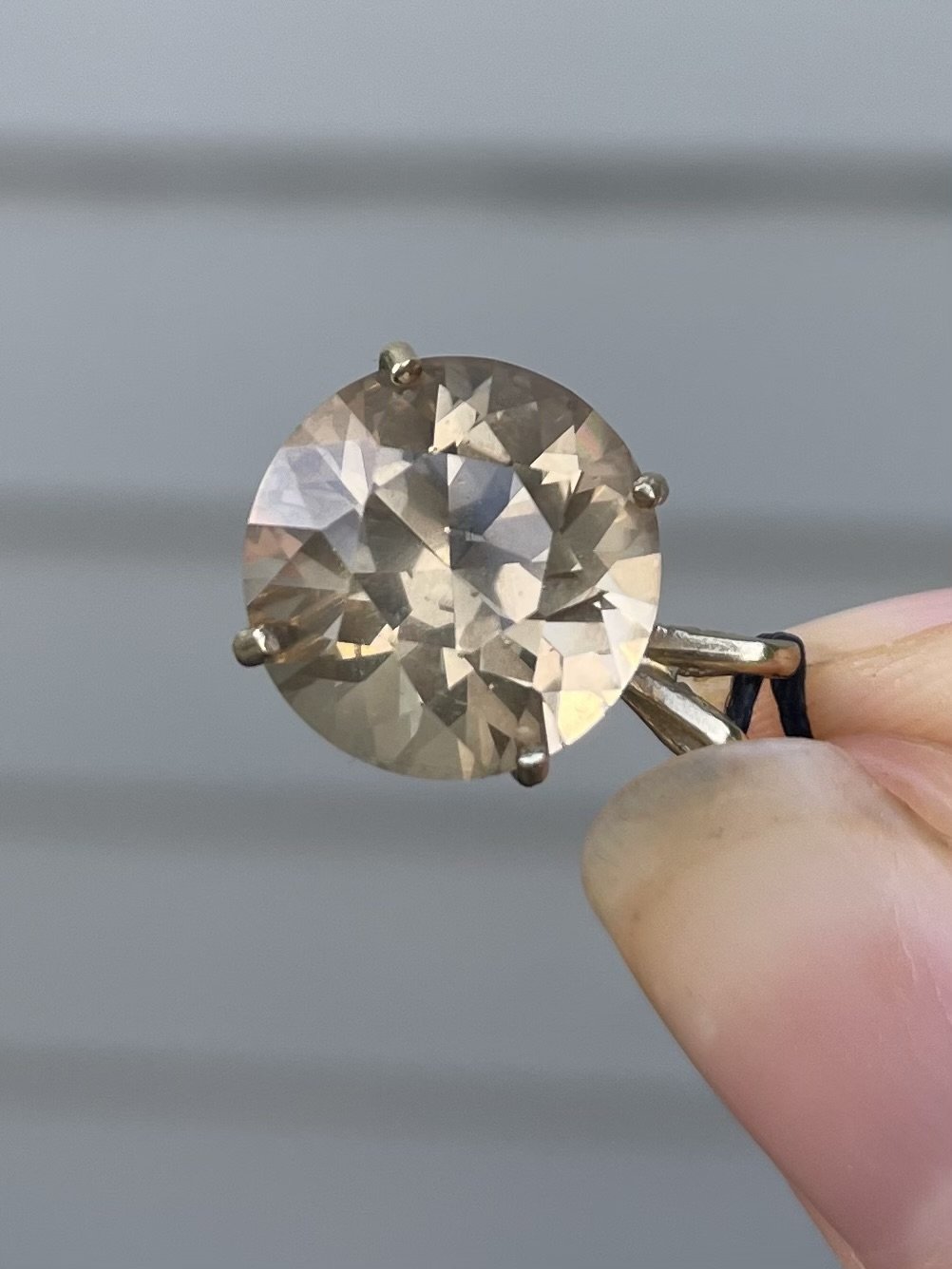 tasmanian citrine & solid 9ct gold