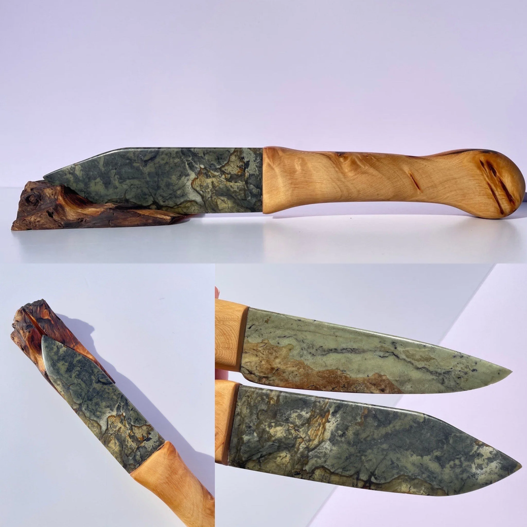tasmanian jade & tasmanian birdseye huon pine