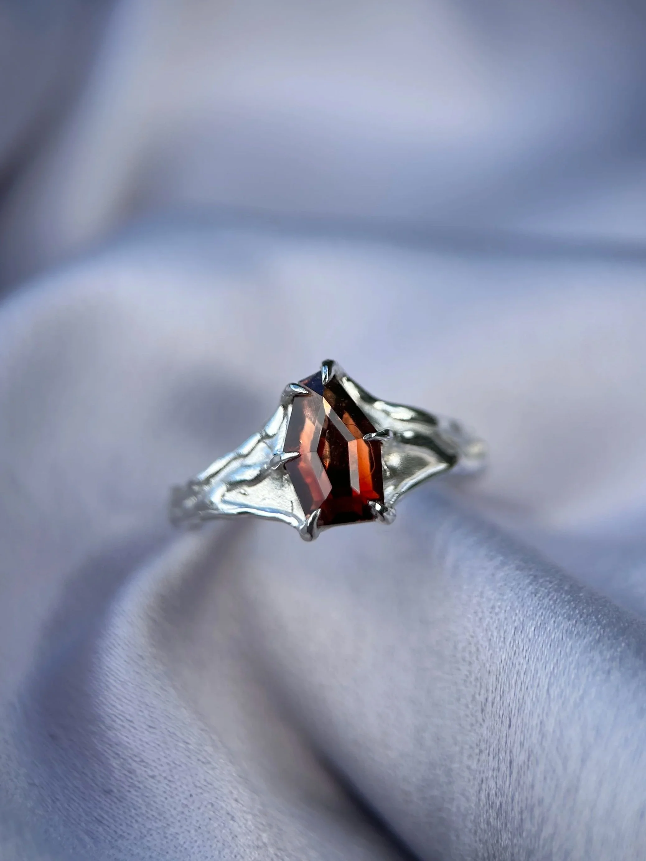 tasmanian zircon & solid sterling silver