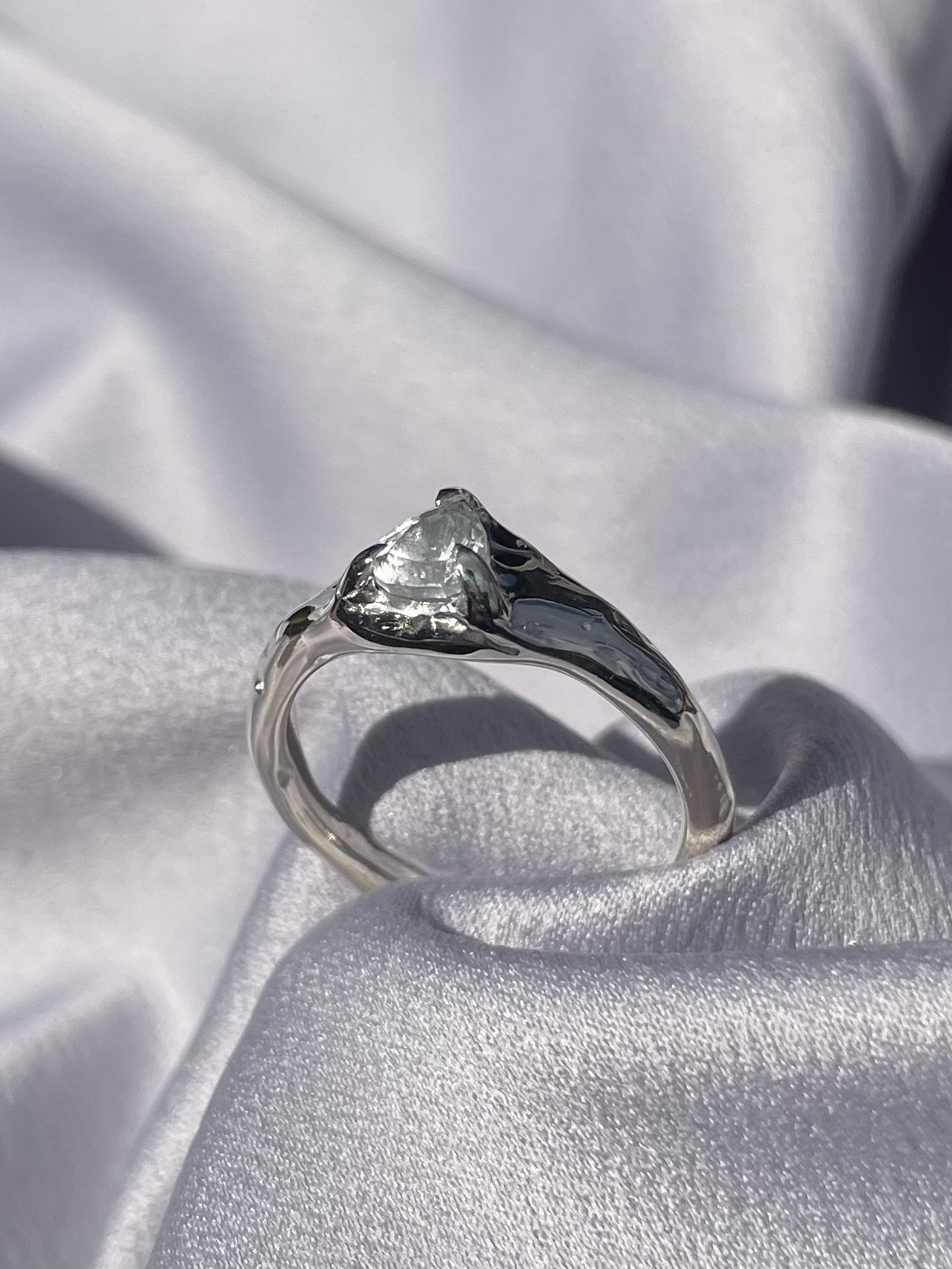 tasmanian killiecrankie diamond & solid sterling silver