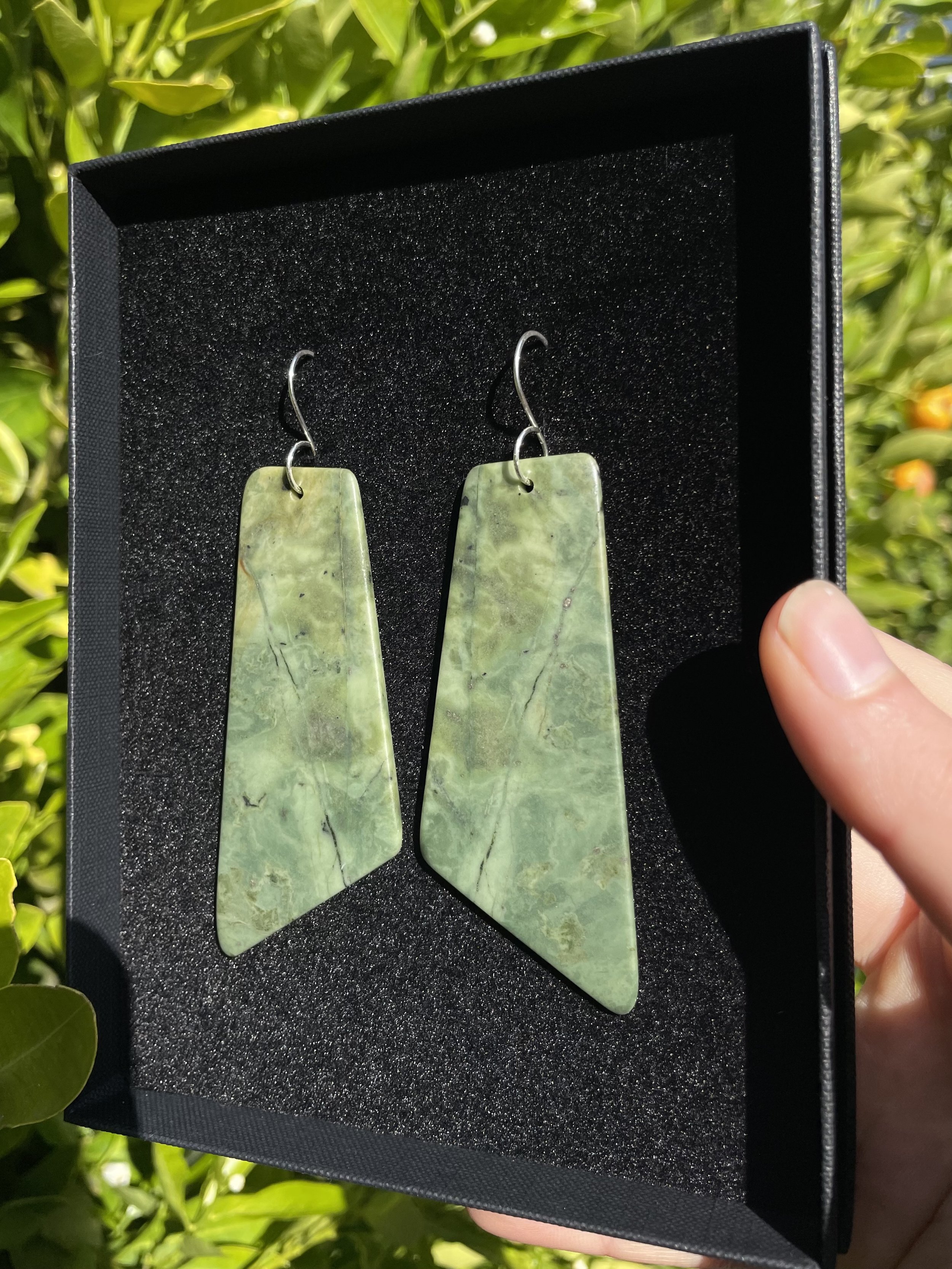 tasmanian jade & solid sterling silver