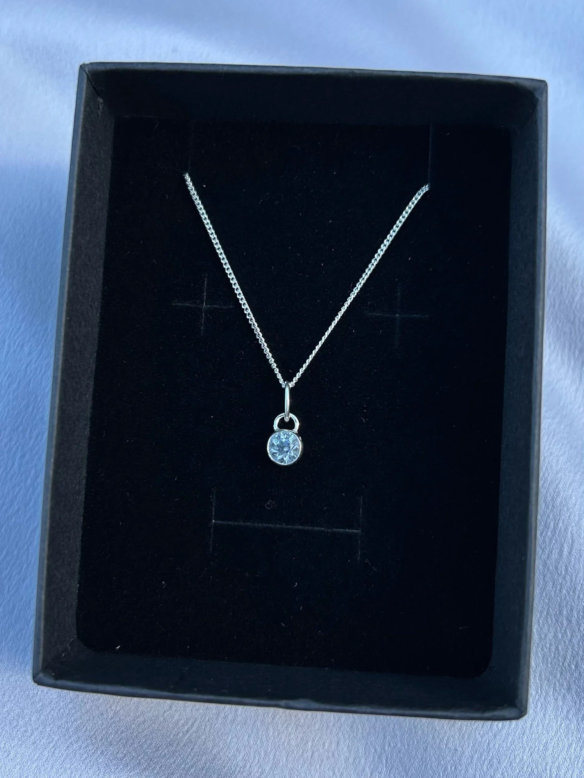 tasmanian killiecrankie diamond & solid sterling silver