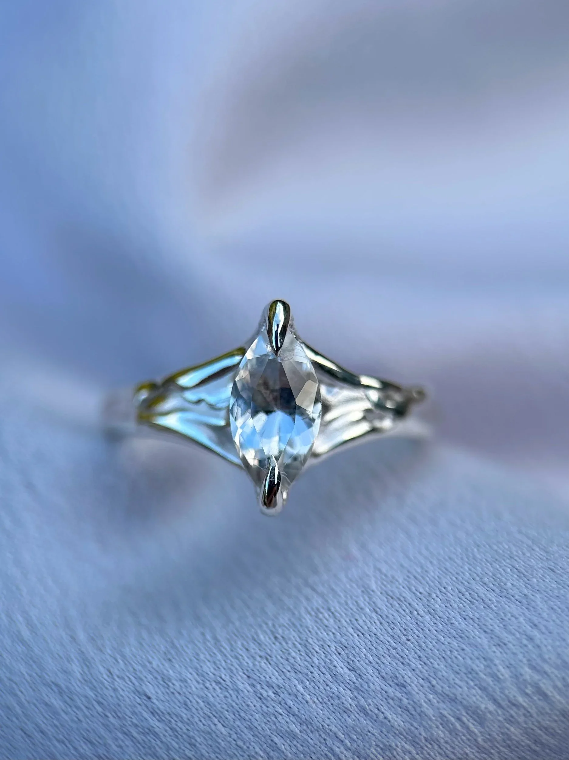 tasmanian killiecrankie diamond & solid sterling silver