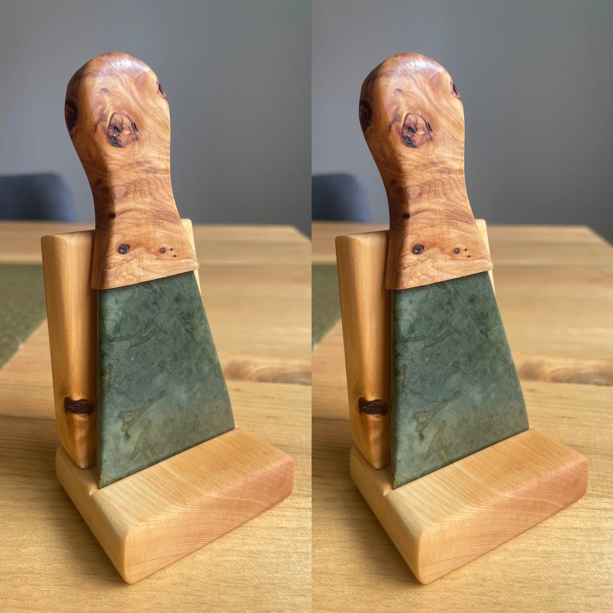 tasmanian jade & tasmanian birdseye huon pine