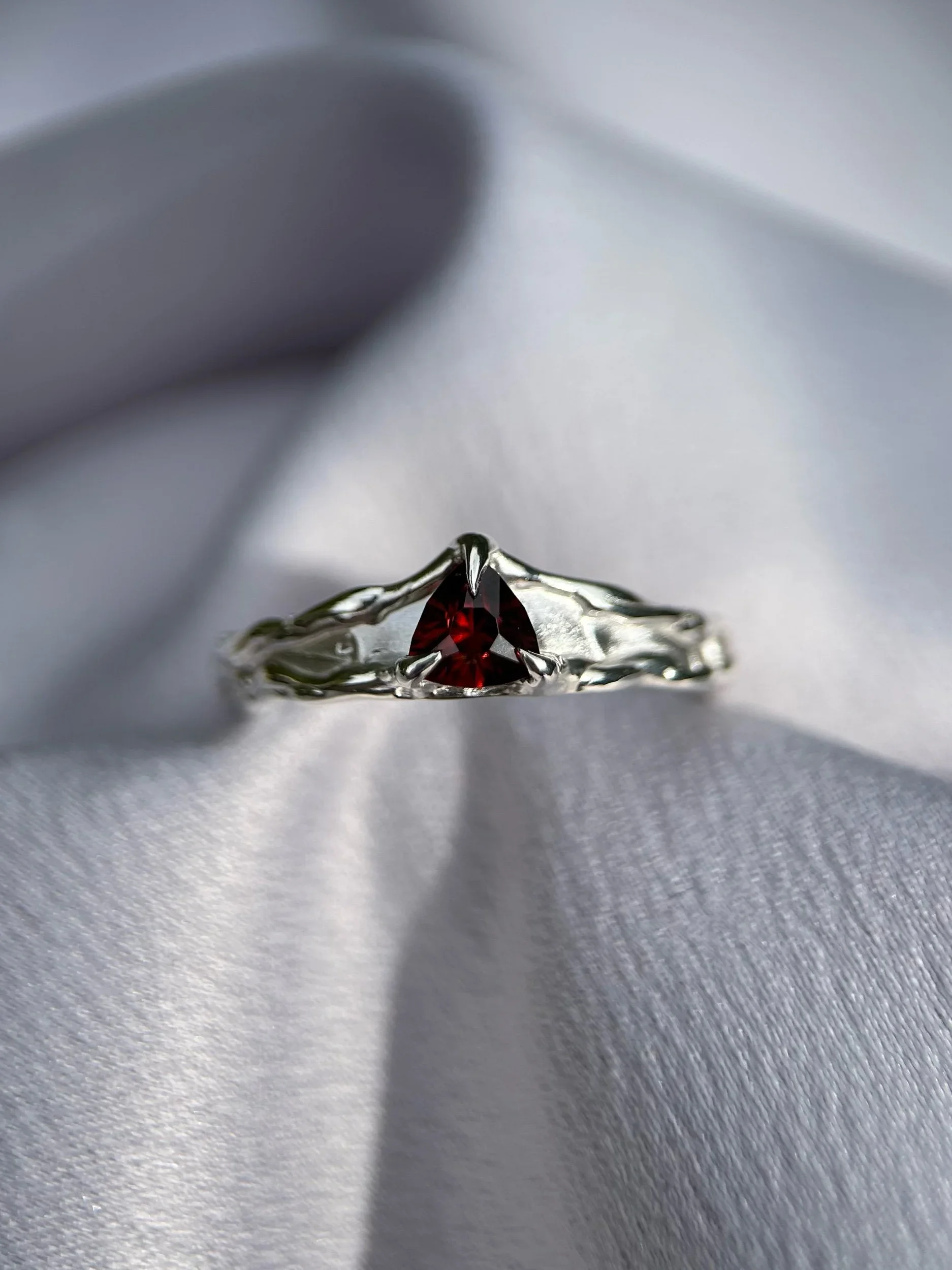 tasmanian zircon & solid sterling silver