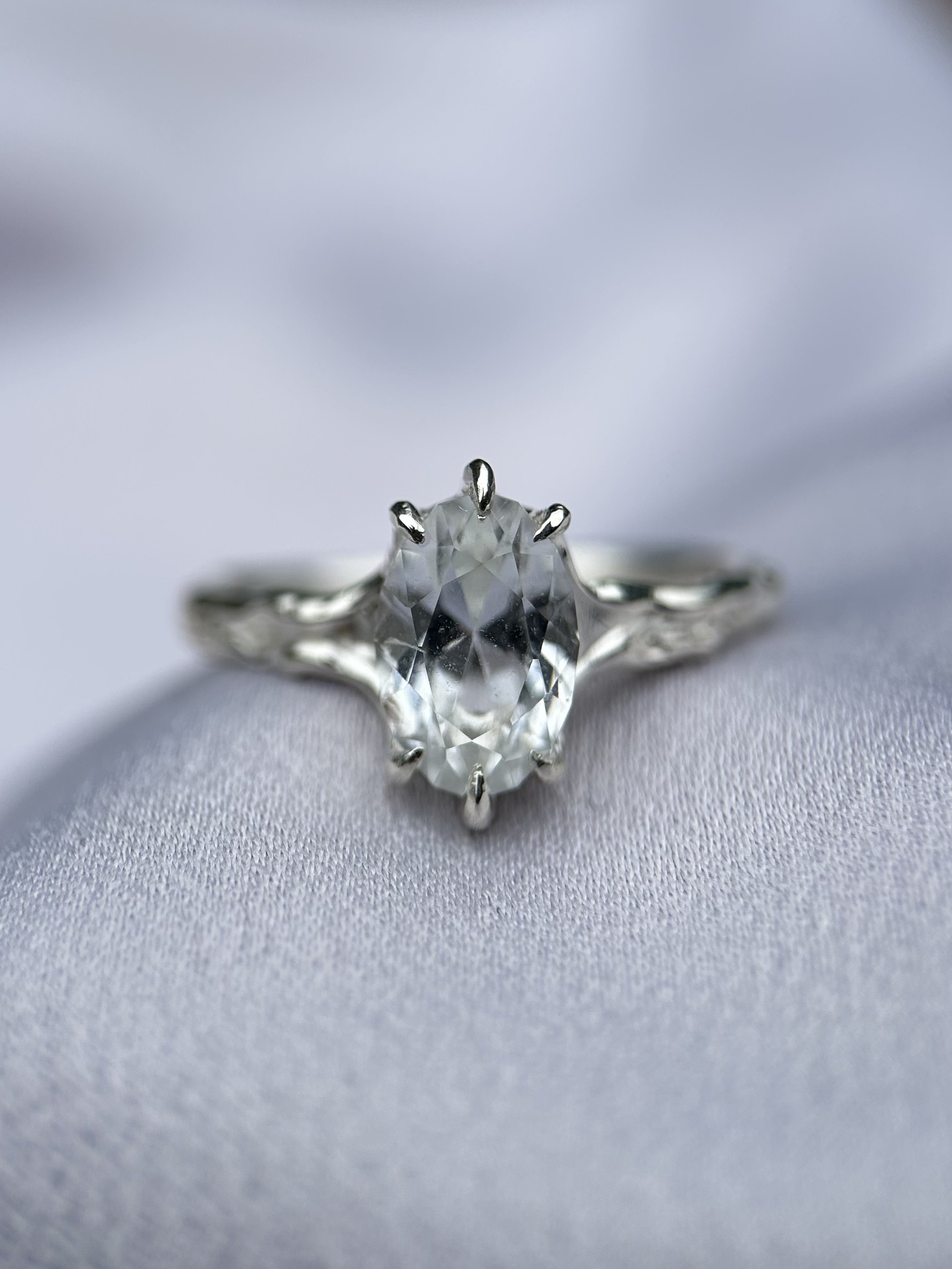 tasmanian killiecrankie diamond & solid sterling silver
