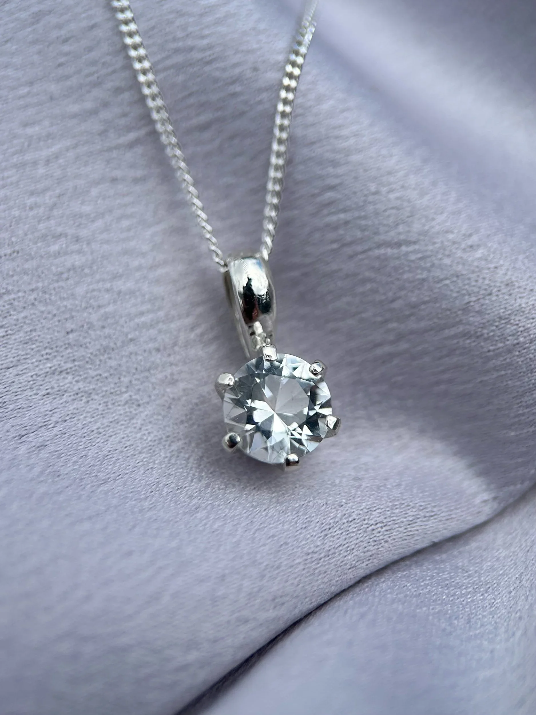 tasmanian killiecrankie diamond & solid sterling silver