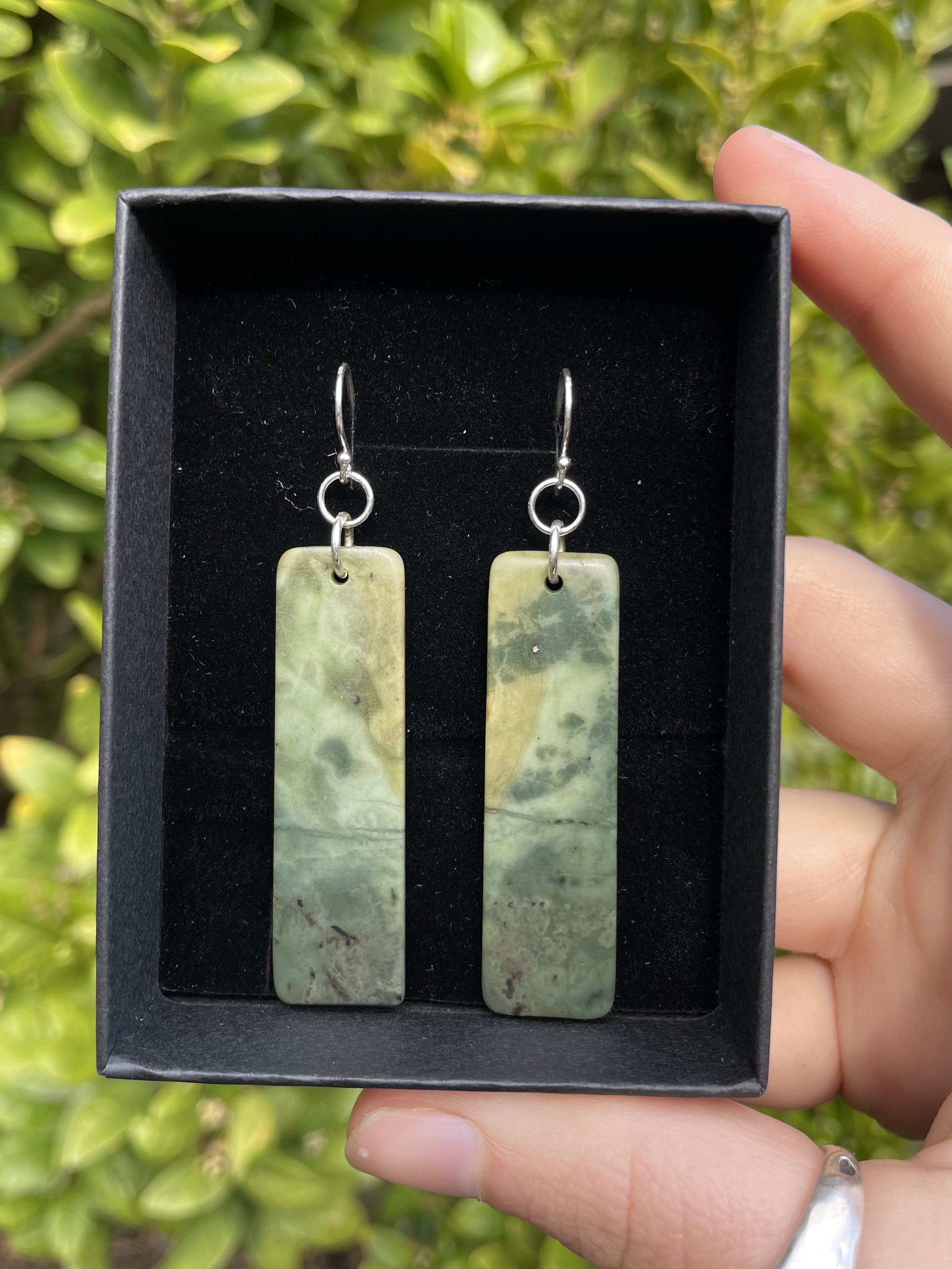 tasmanian jade & solid sterling silver