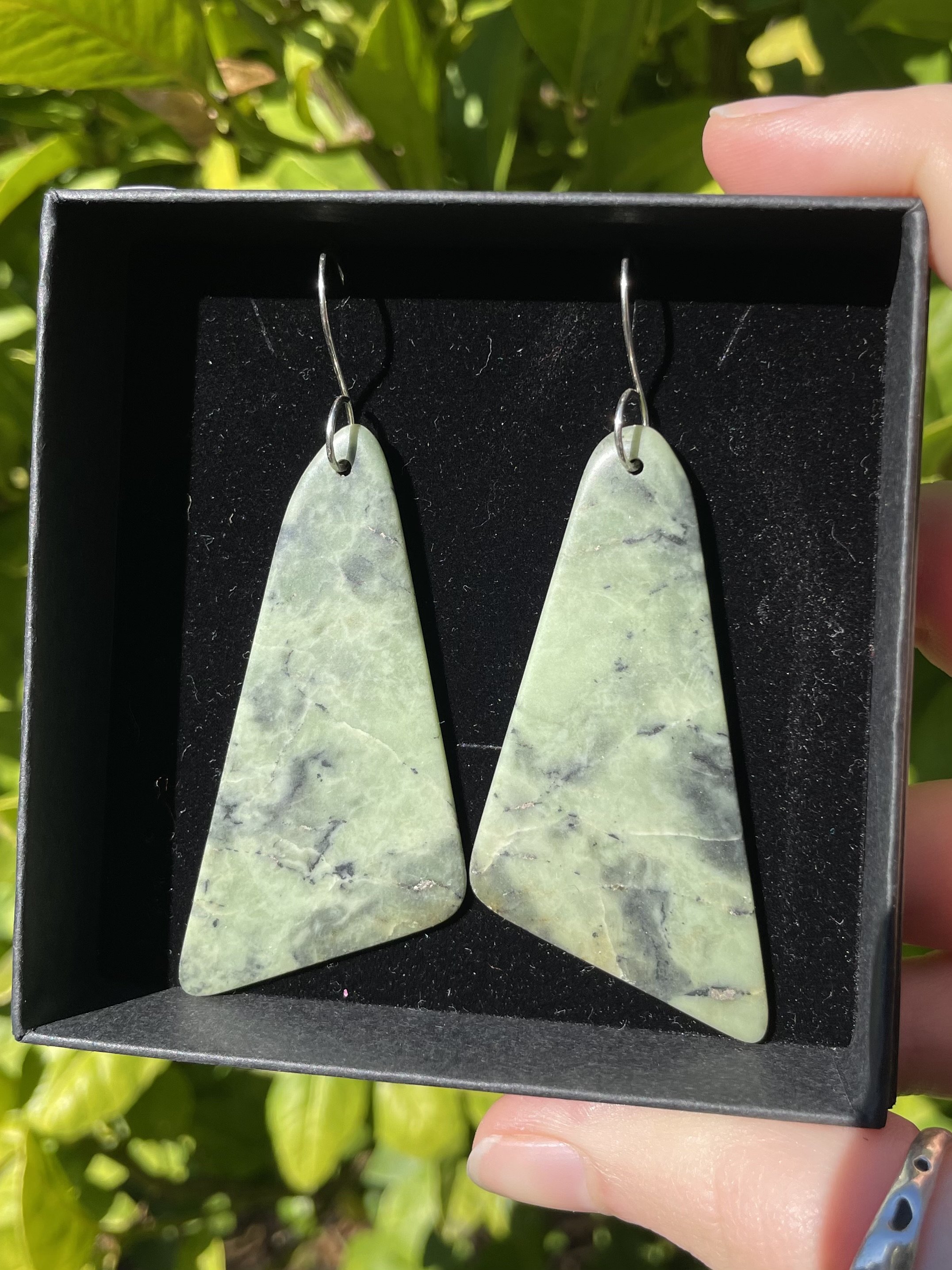 tasmanian jade & solid sterling silver
