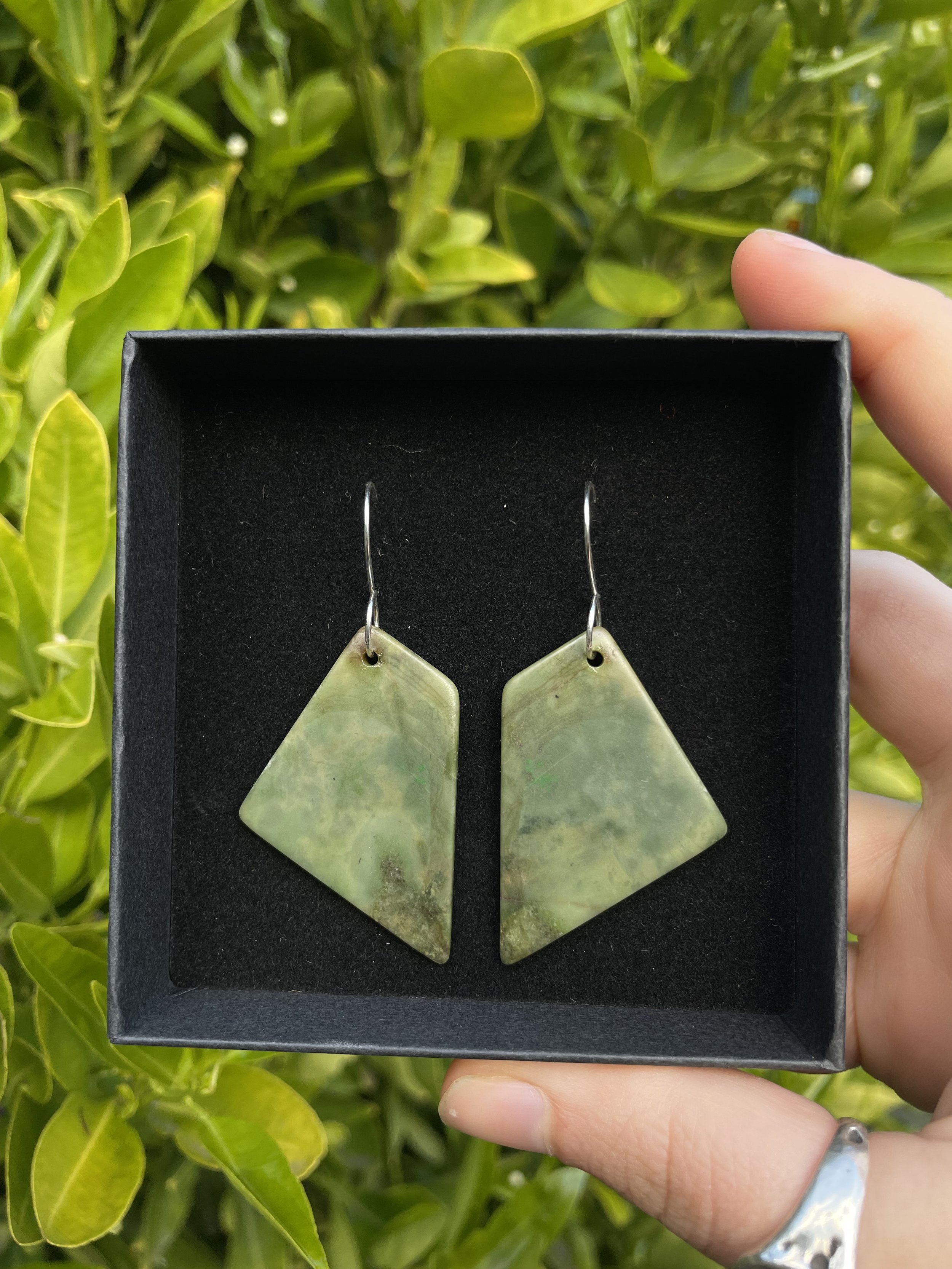 tasmanian jade & solid sterling silver