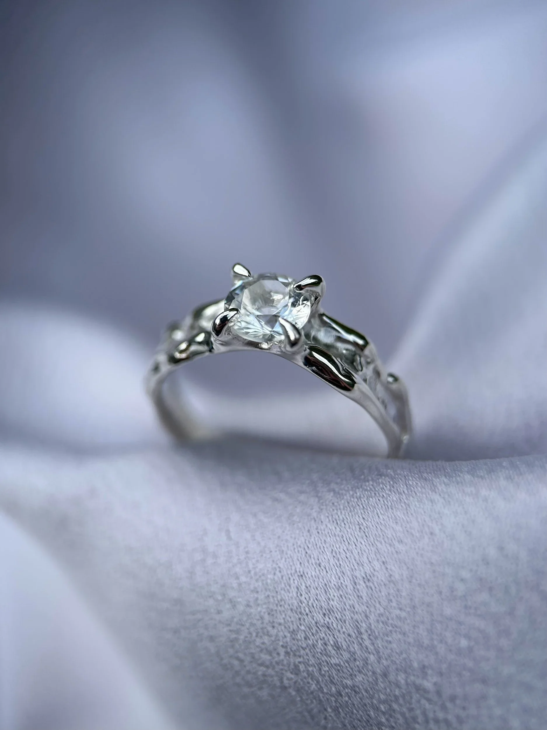 tasmanian killiecrankie diamond & solid sterling silver