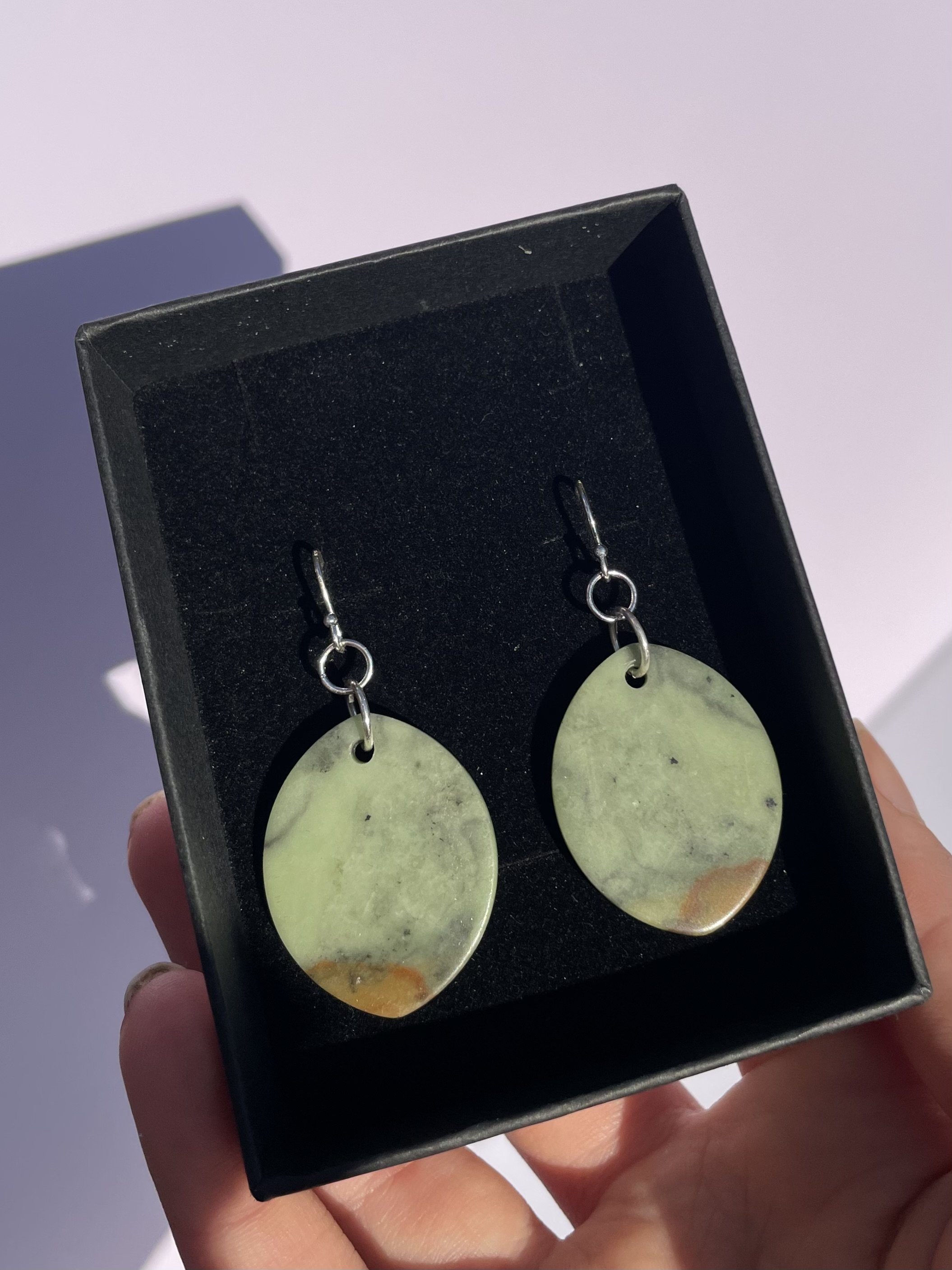 tasmanian jade & solid sterling silver