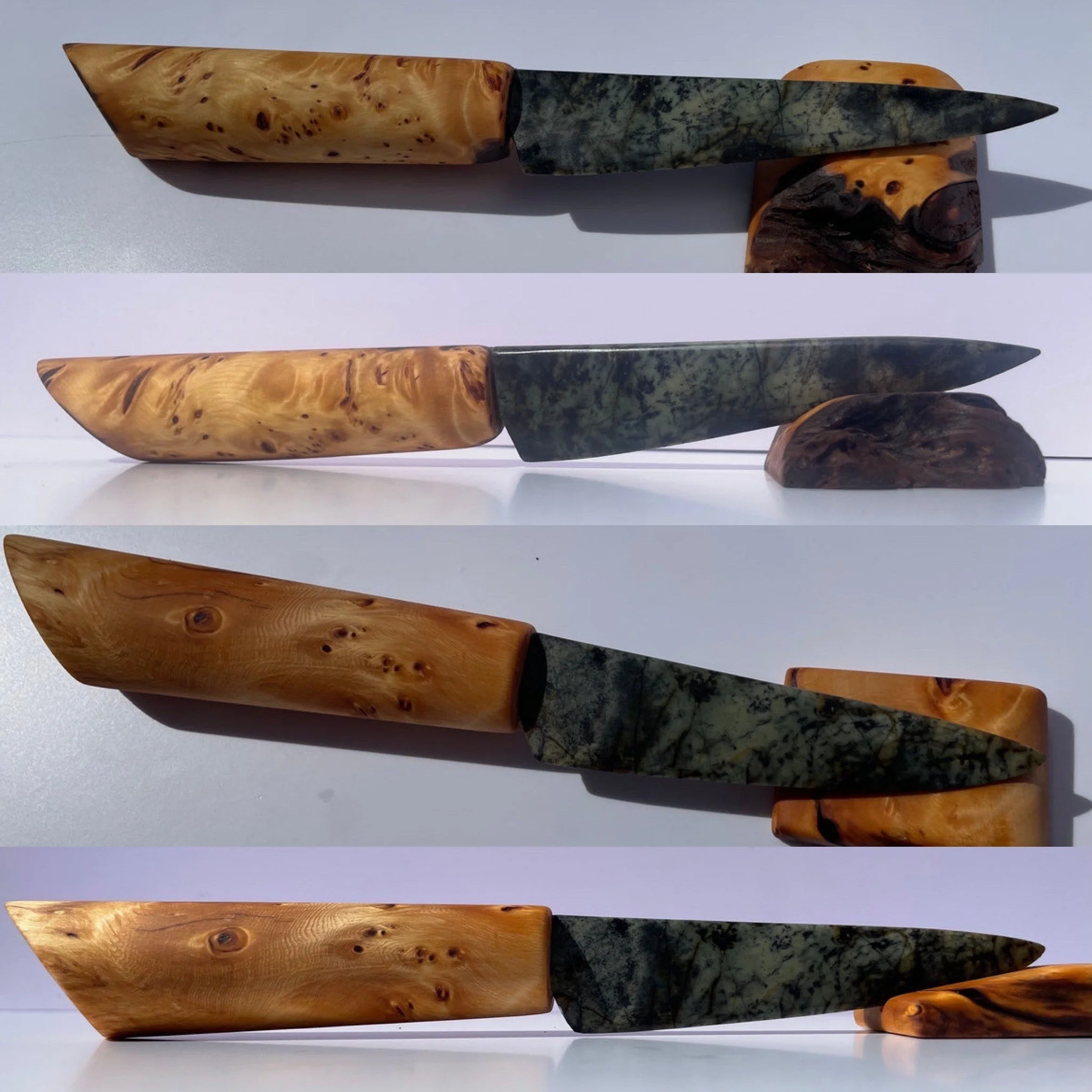 tasmanian jade & tasmanian birdseye huon pine