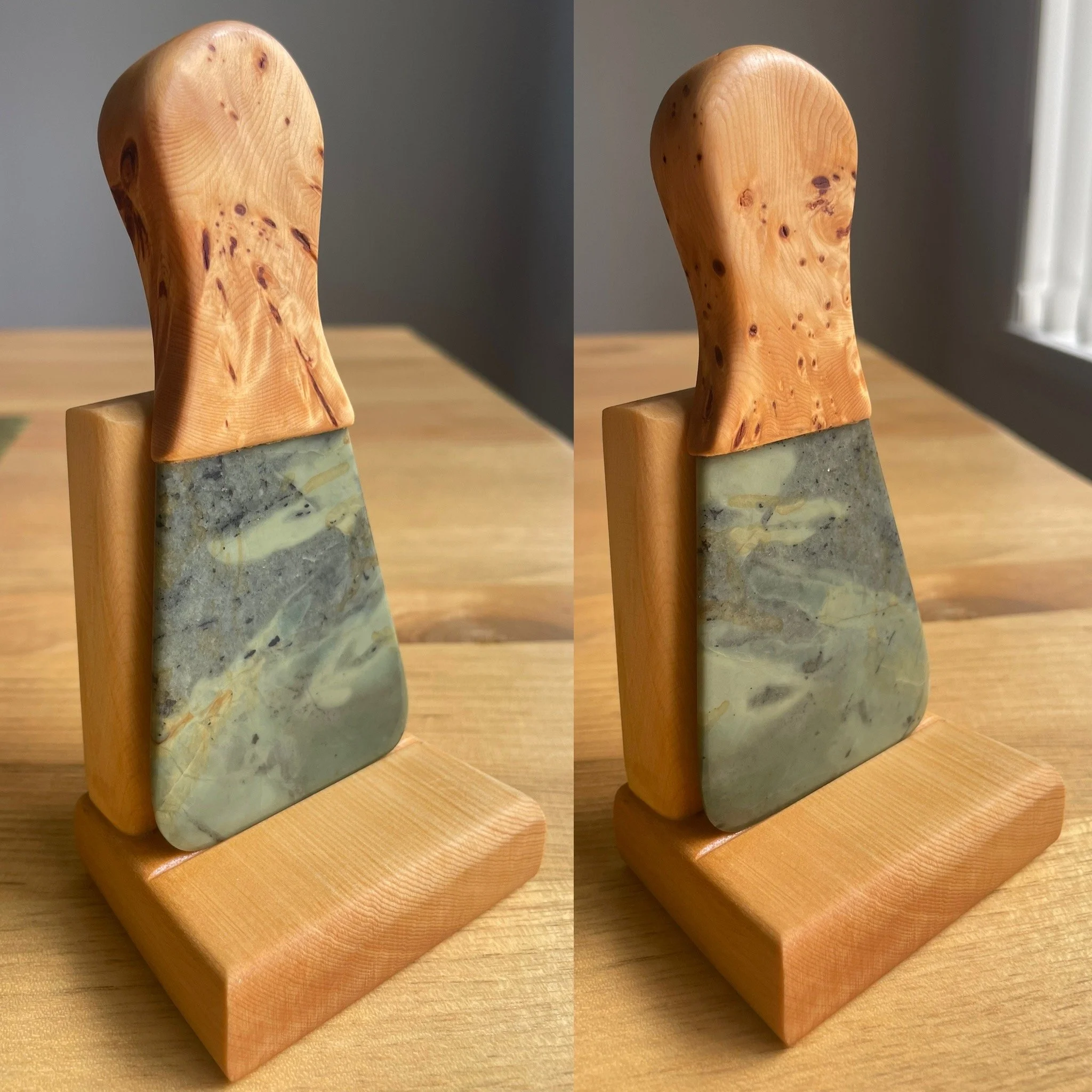 tasmanian jade & tasmanian birdseye huon pine