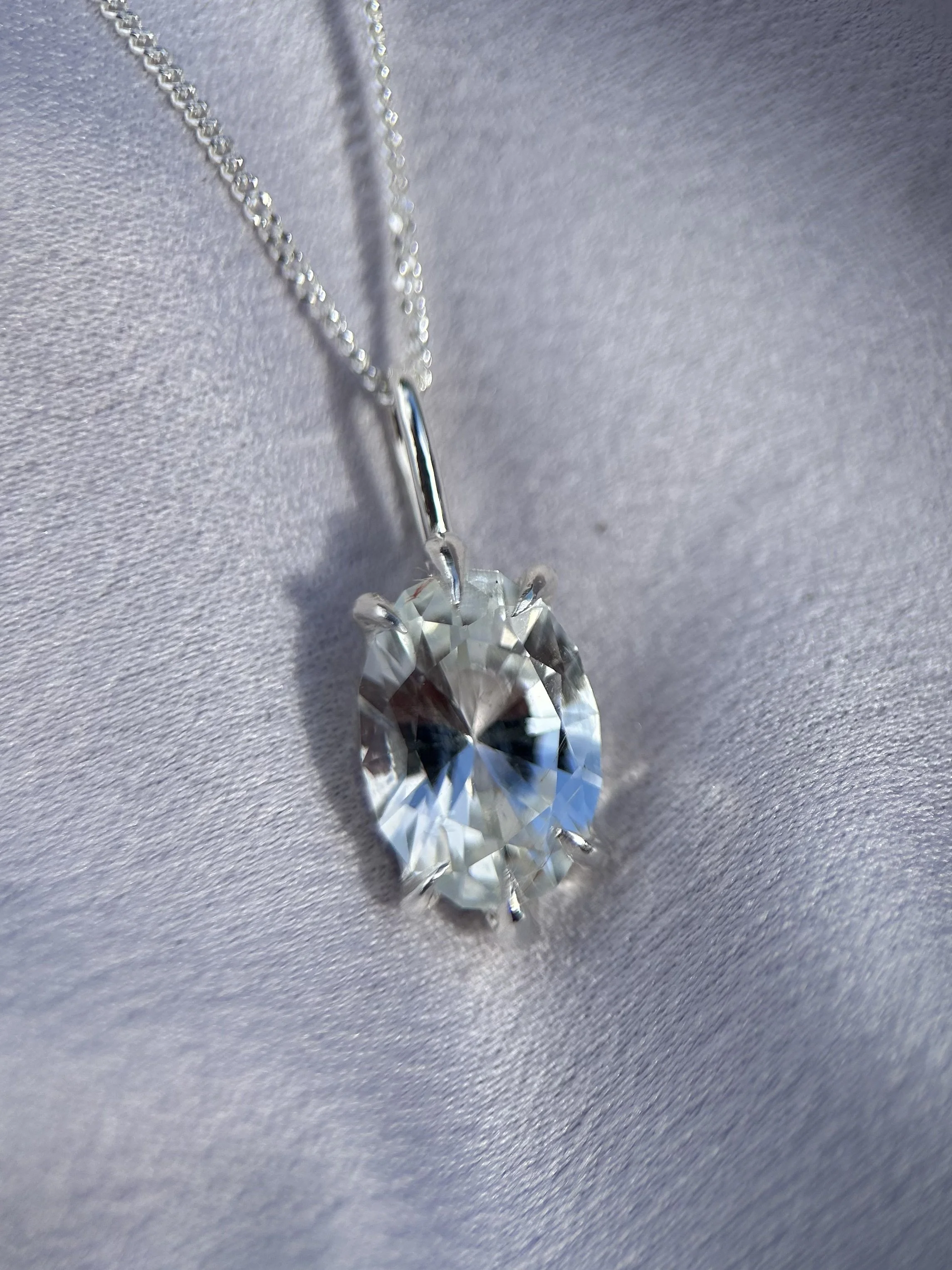tasmanian killiecrankie diamond & solid sterling silver