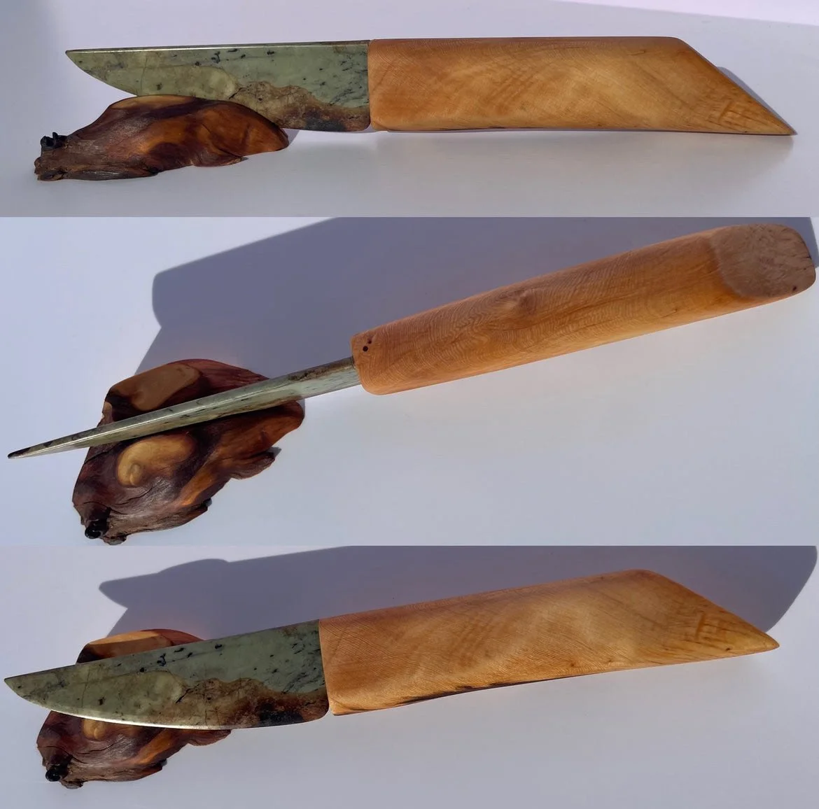 tasmanian jade & tasmanian birdseye huon pine