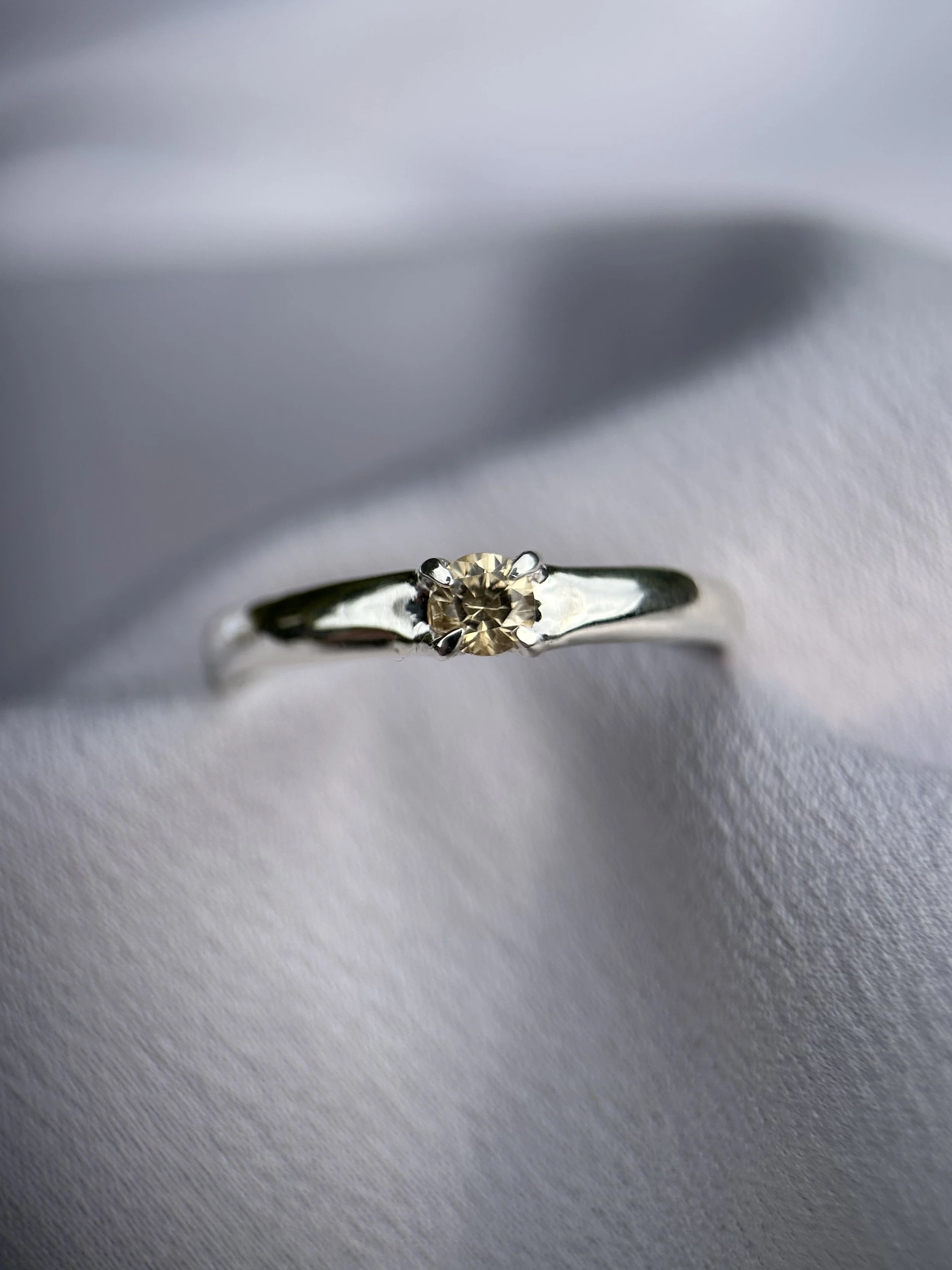 tasmanian zircon & solid sterling silver