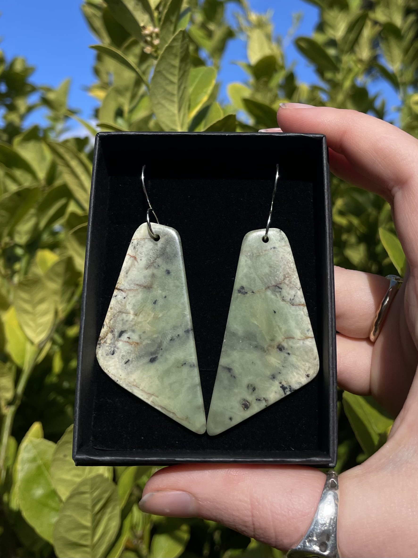 tasmanian jade & solid sterling silver