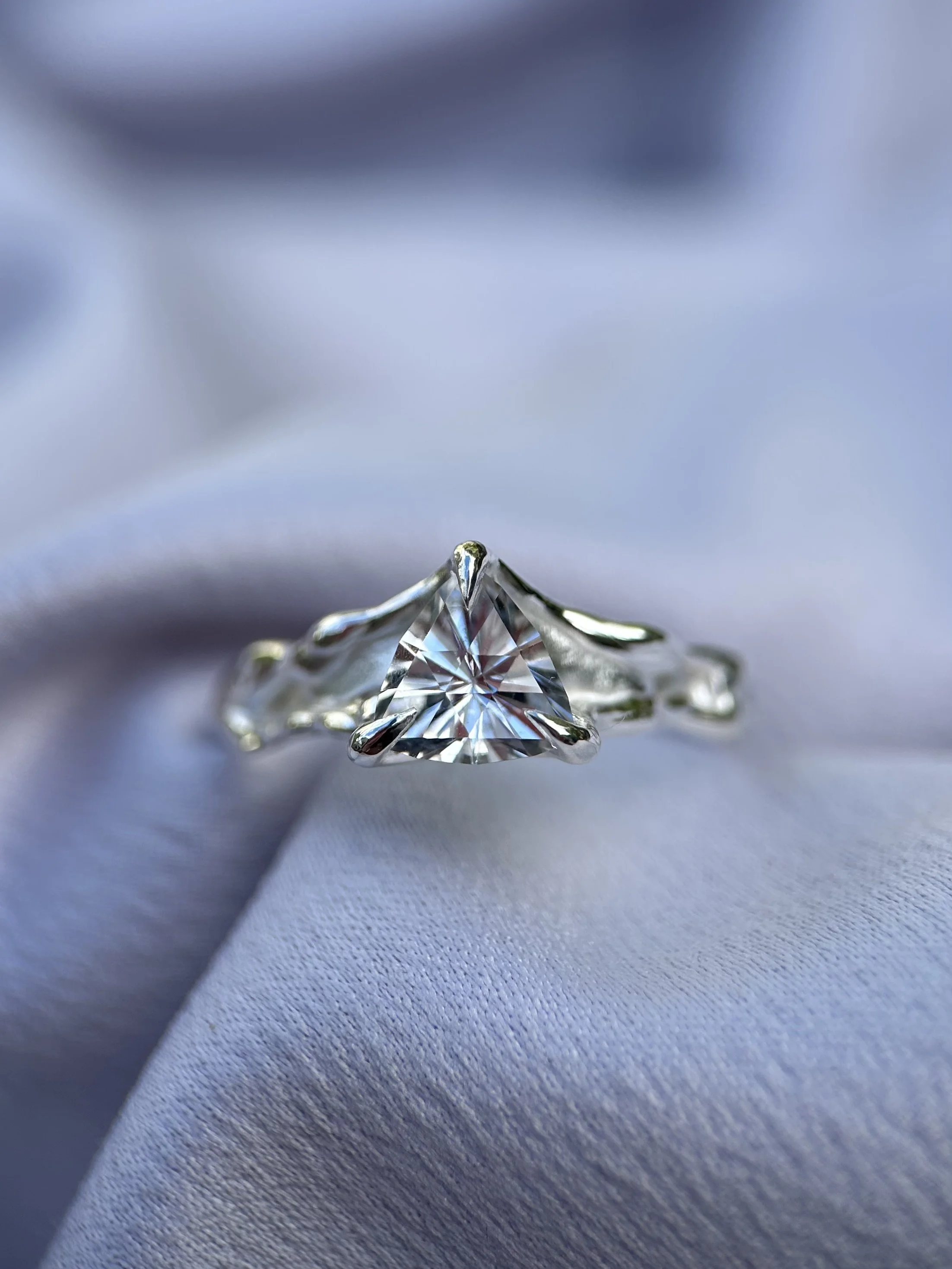 tasmanian killiecrankie diamond & solid sterling silver