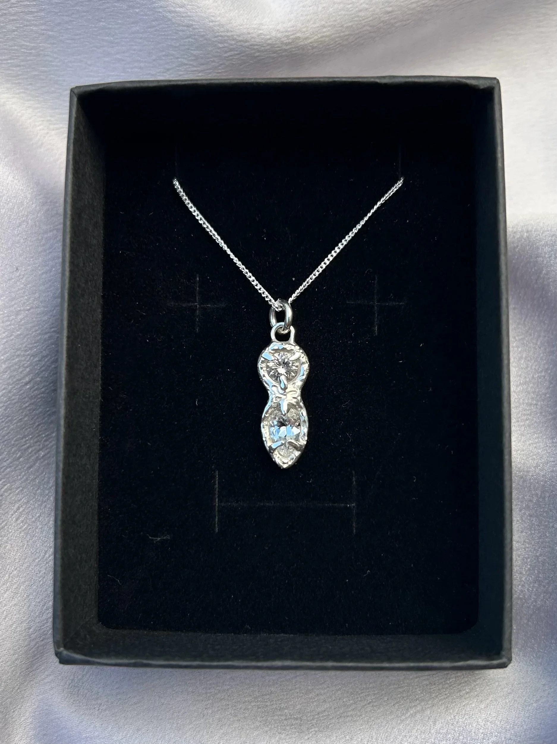 tasmanian killiecrankie diamond & solid sterling silver