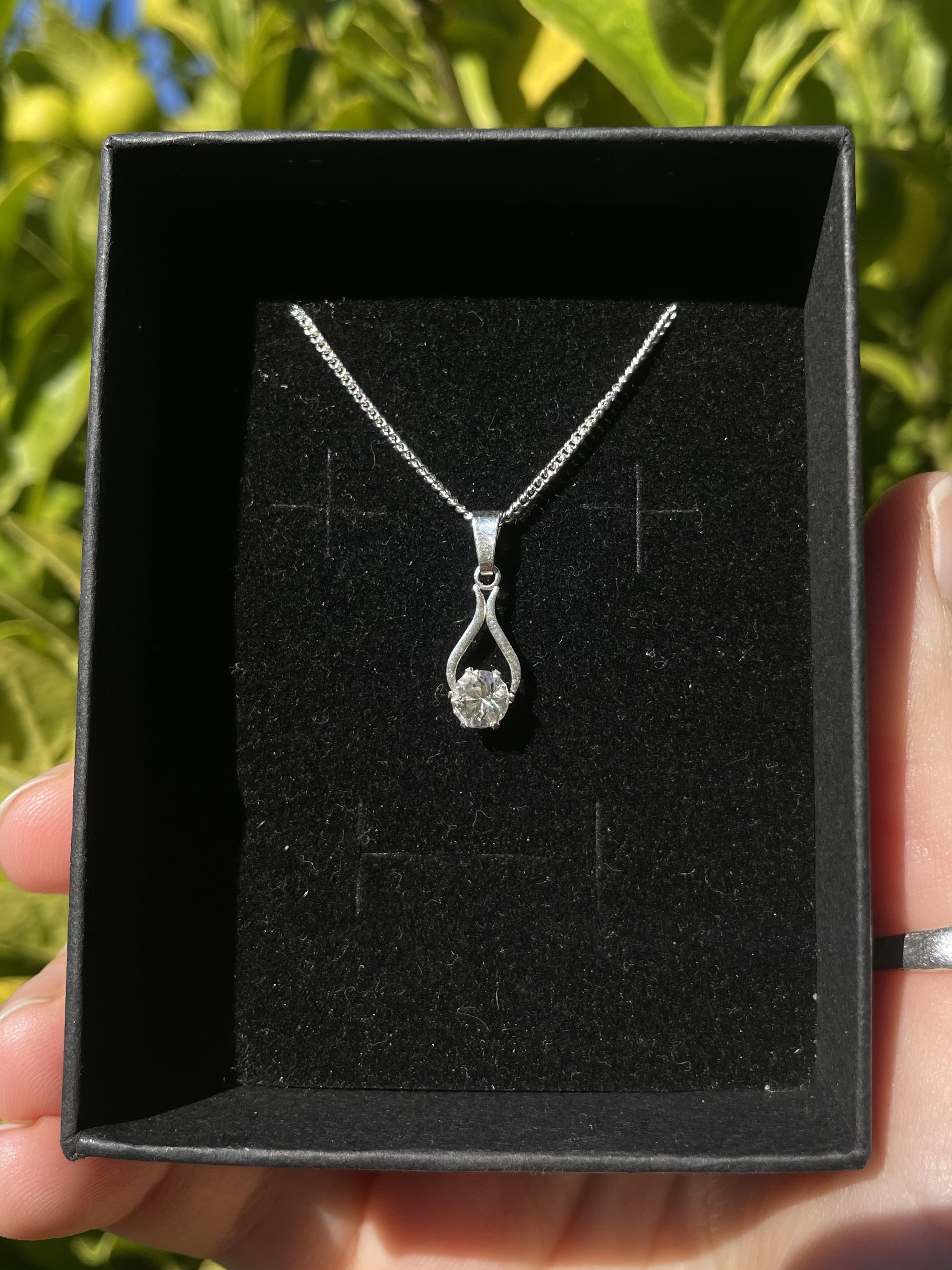 tasmanian killiecrankie diamond & solid sterling silver