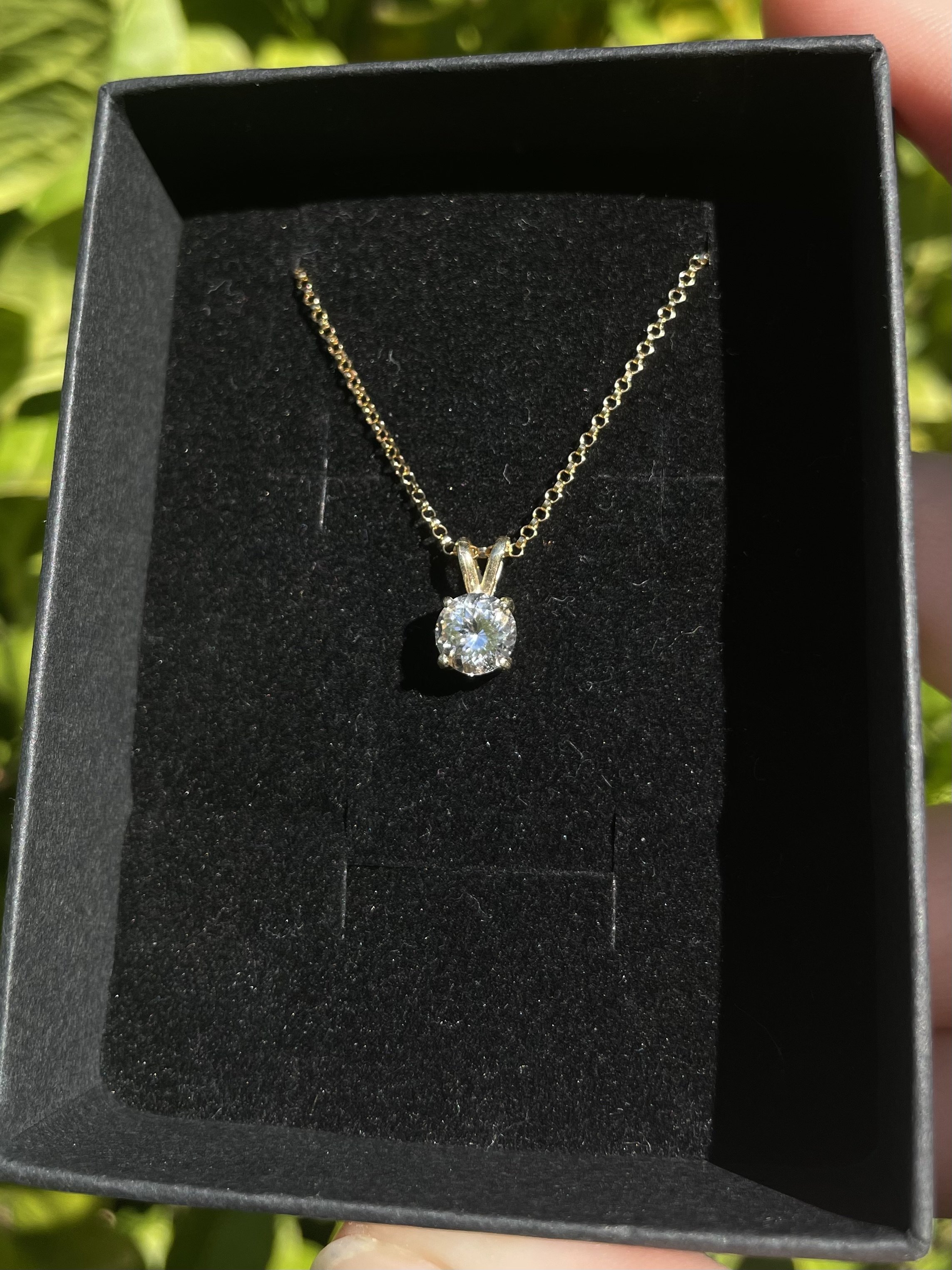 tasmanian killiecrankie diamond & solid 9ct gold
