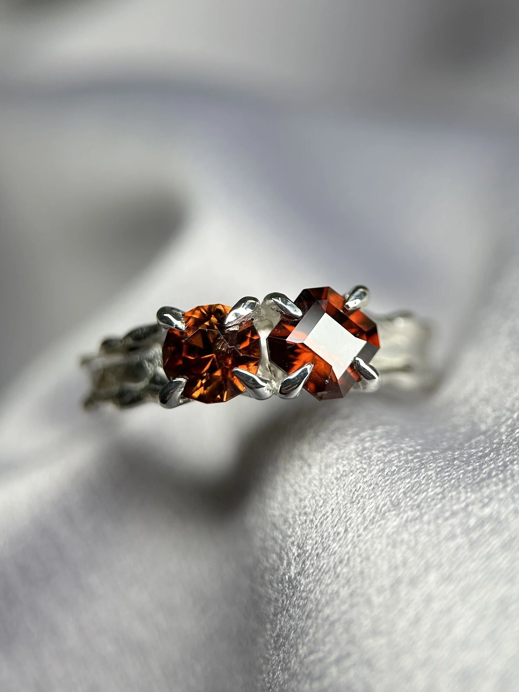 tasmanian zircon & solid sterling silver
