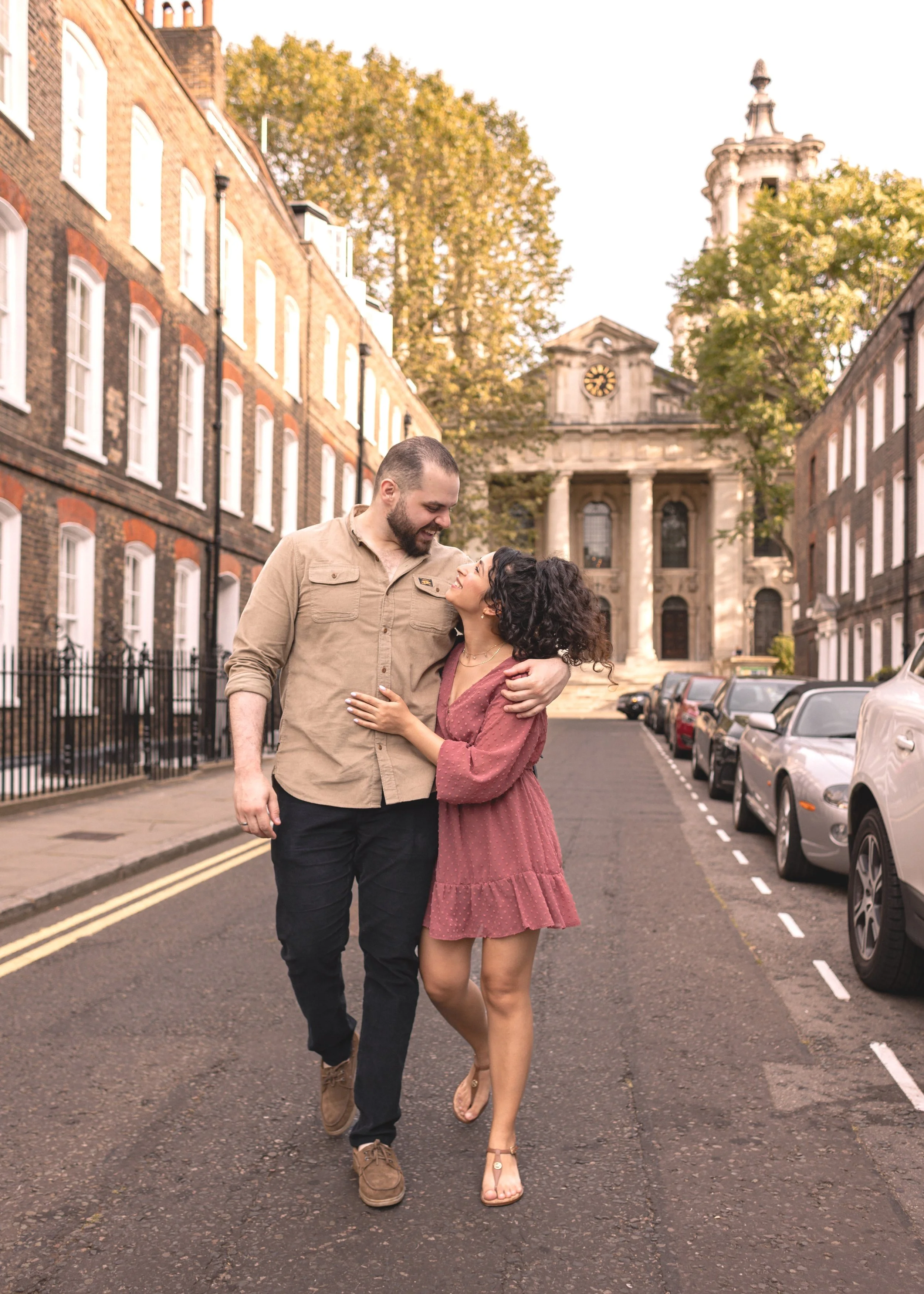 Couples photoshoot in Westminster, London by Jamie Melville