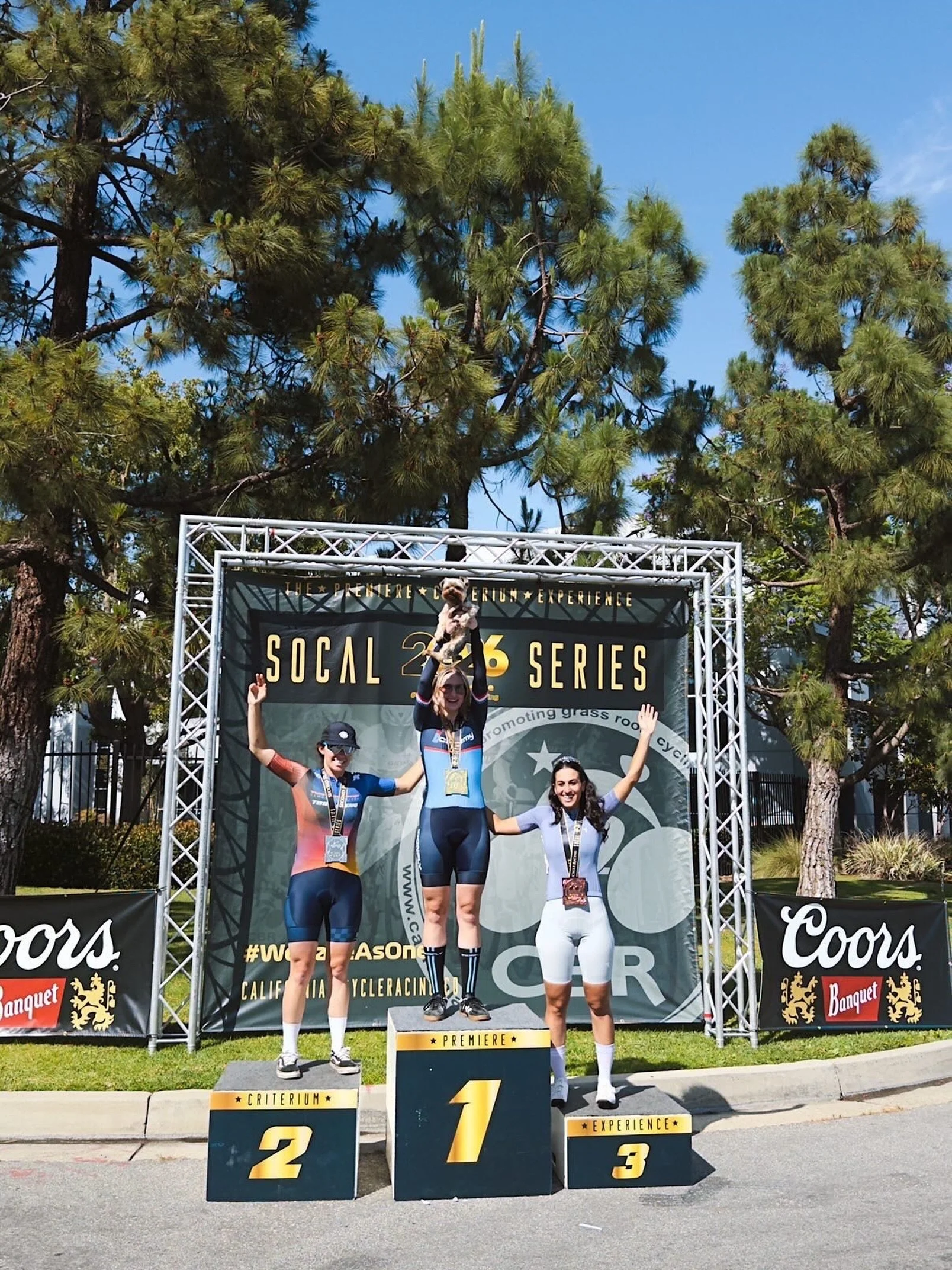 @shanniberger 3rd podium for the year. Holding down the squad in LA. One more @californiabicycleracing race to go. Lets get the top spot! 🔥

Congrats!