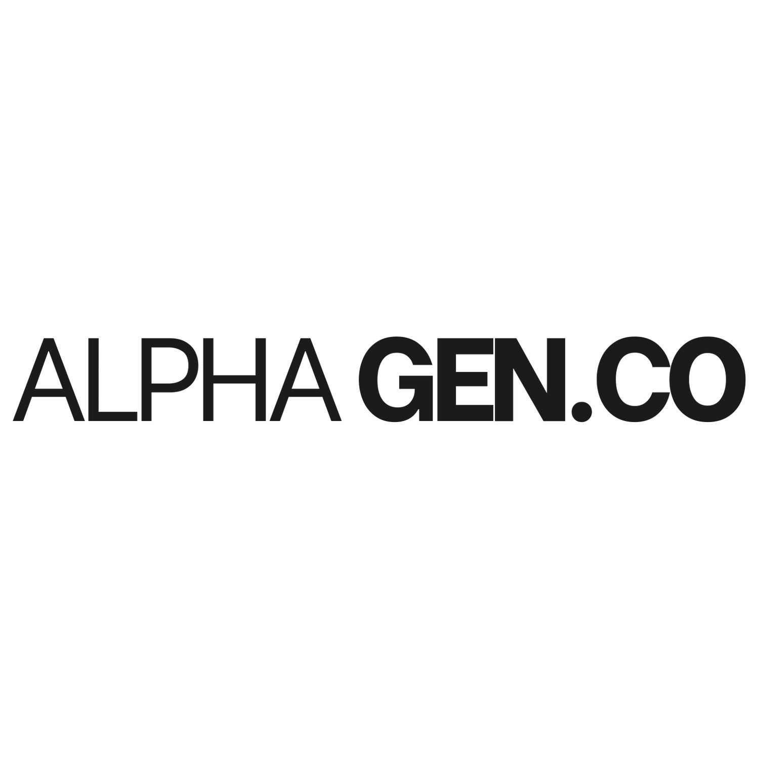 ALPHA GEN.CO
