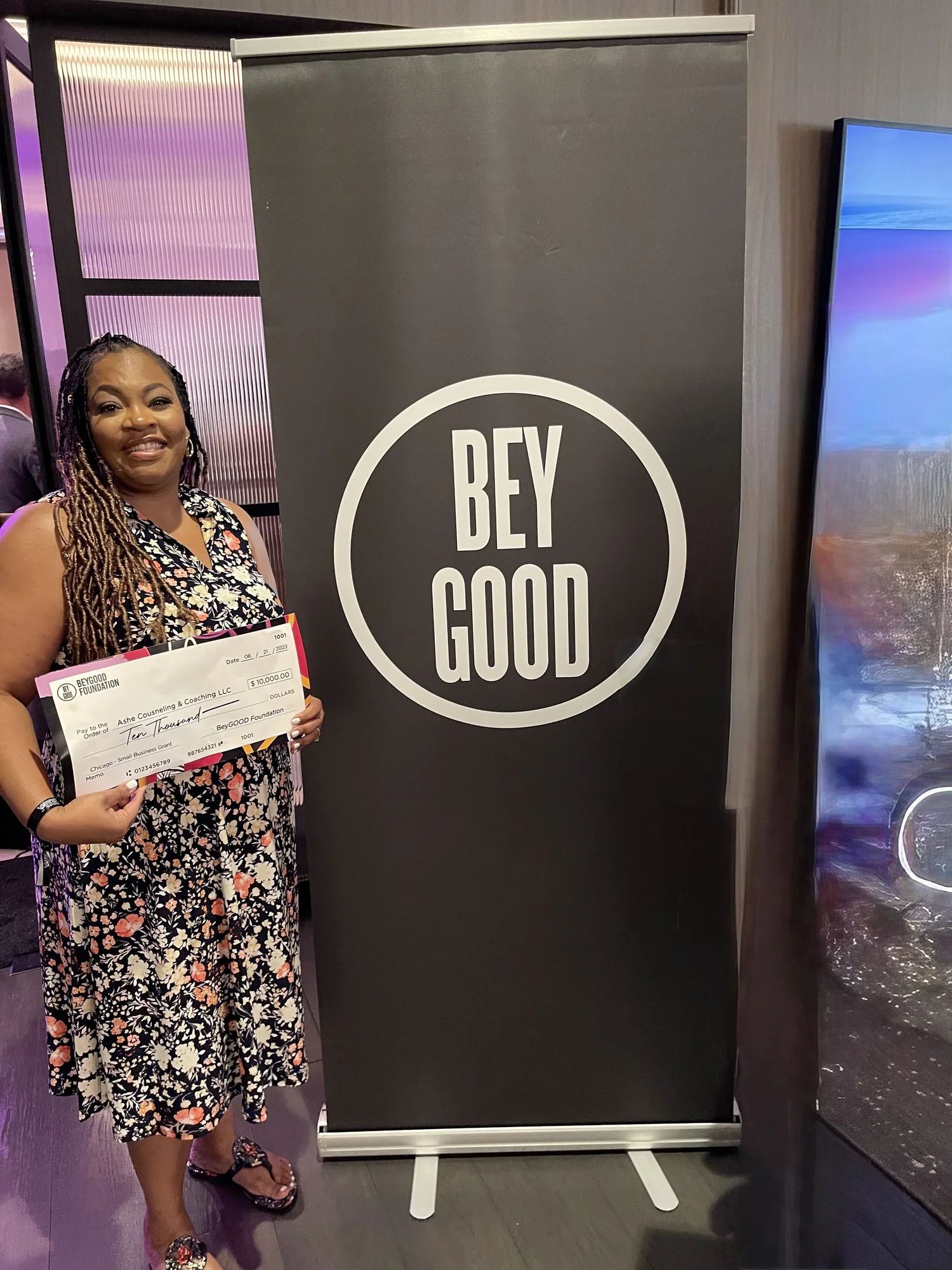 Ashé Counseling & Coaching, 2023 BeyGOOD Black Parade Route grant recipient