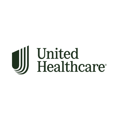 United Healthcare logo with a stylized green emblem and the company name in green text.