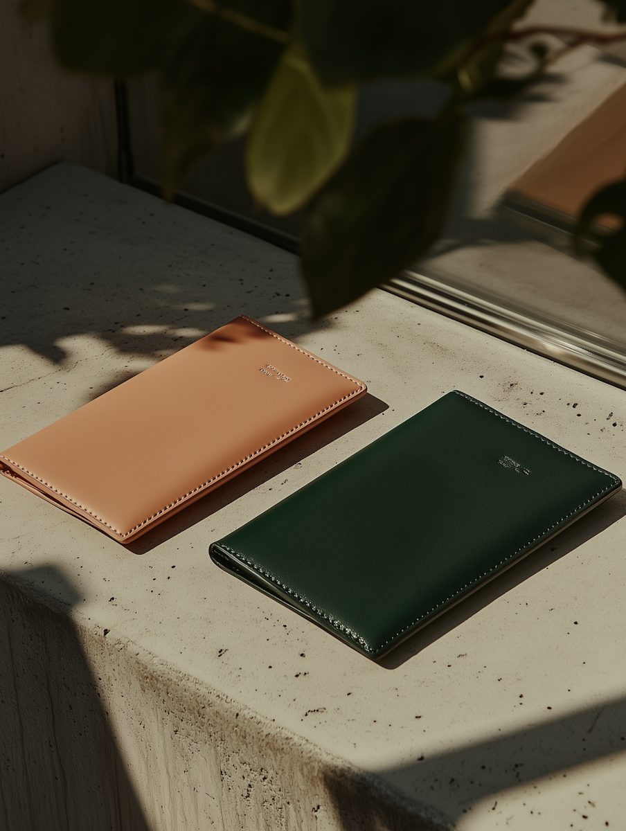 Minimalist Leather Wallets .