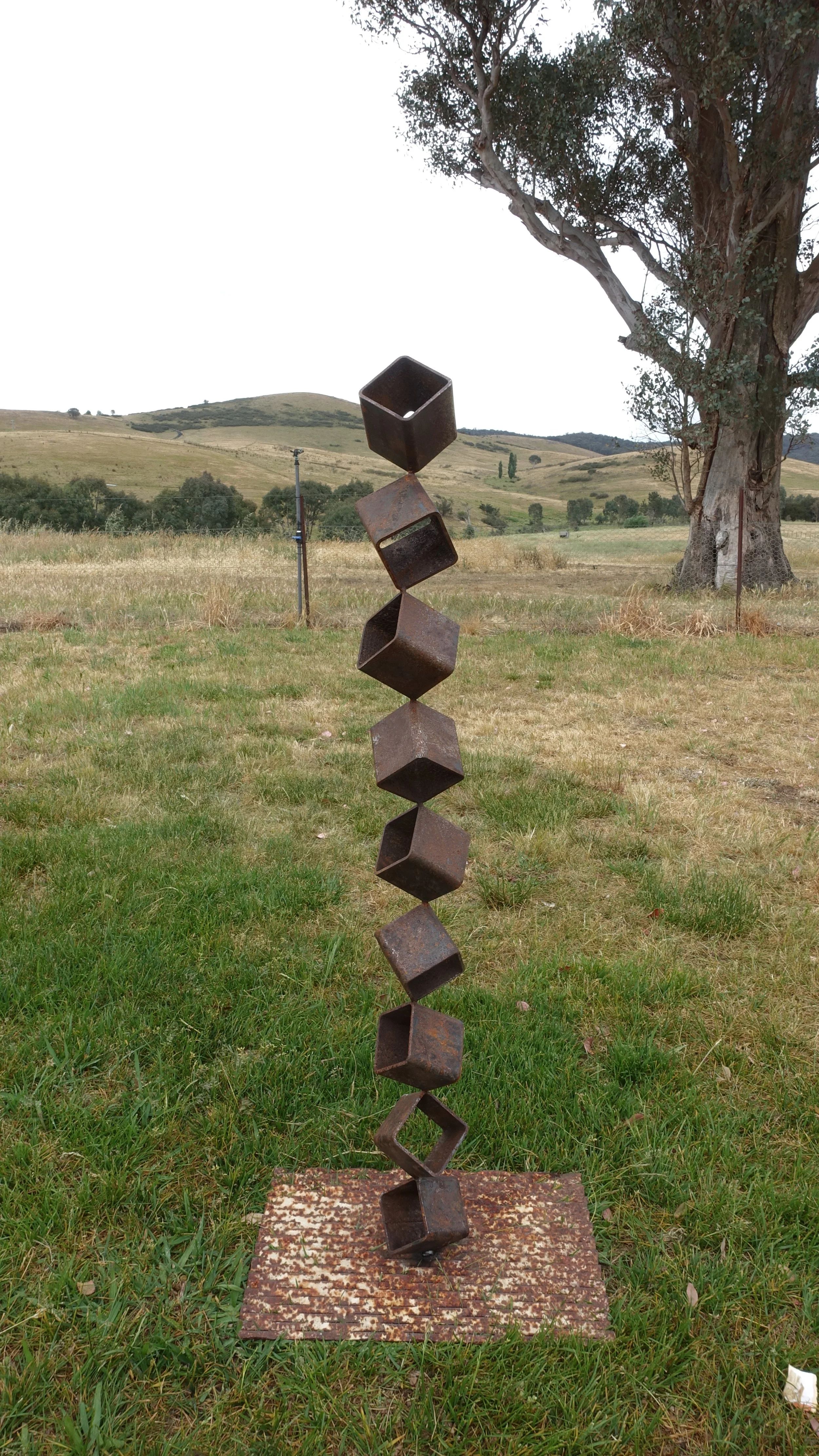 Abstract cube tower