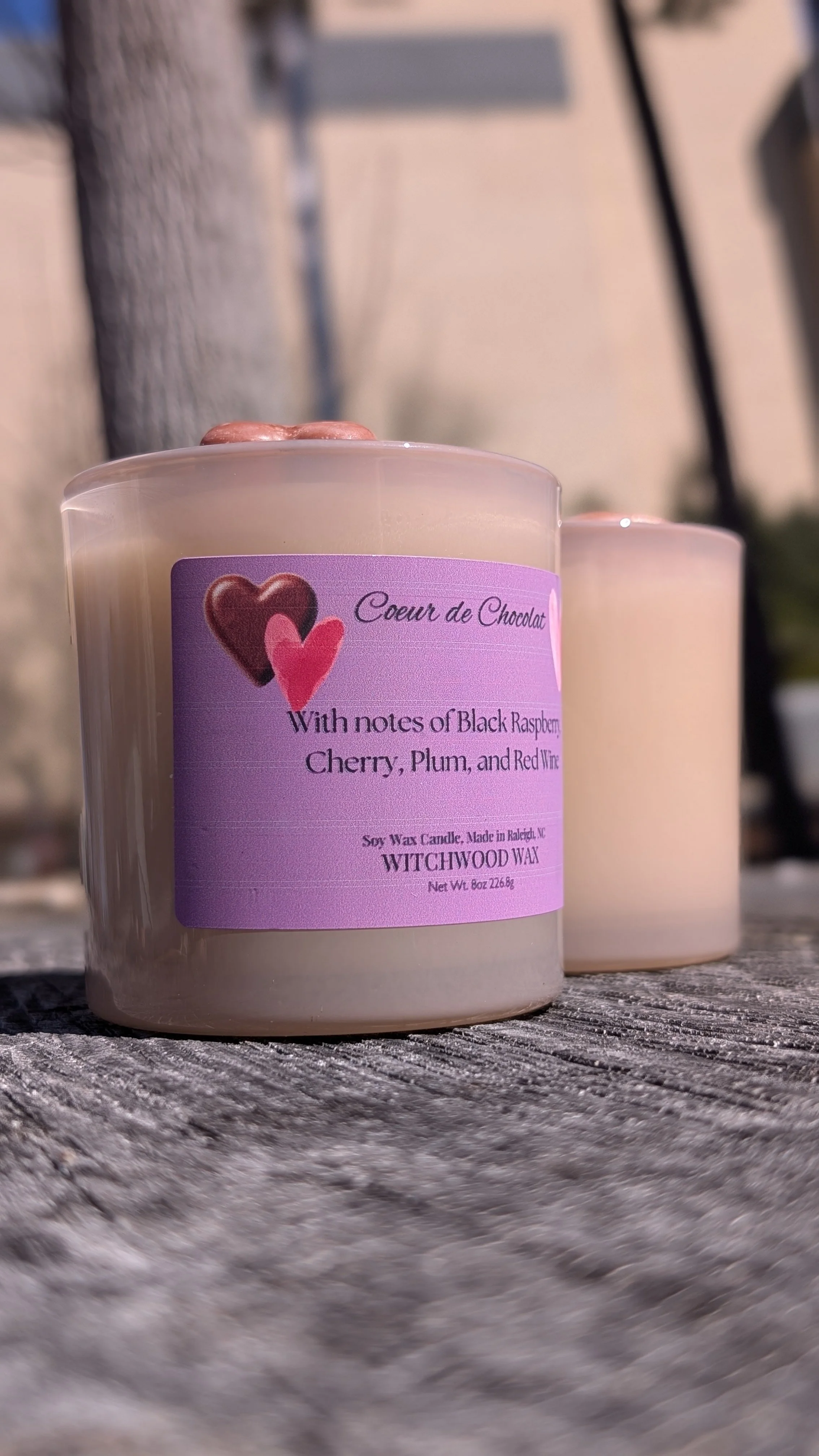 Coeur de Chocolat Candle
