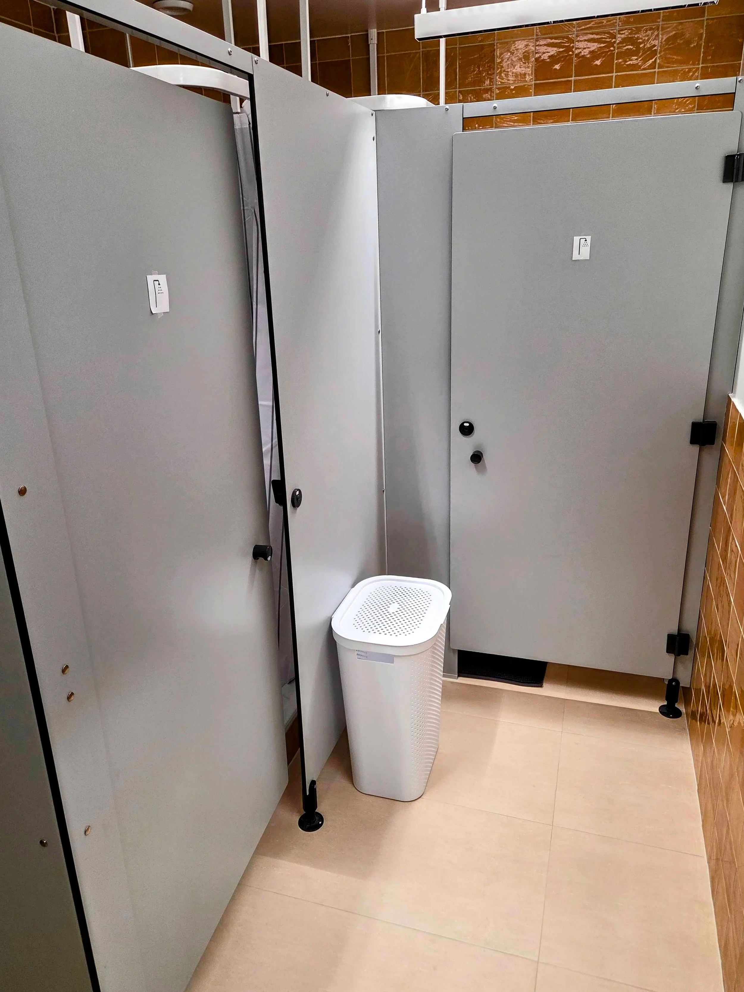 bathroom stalls