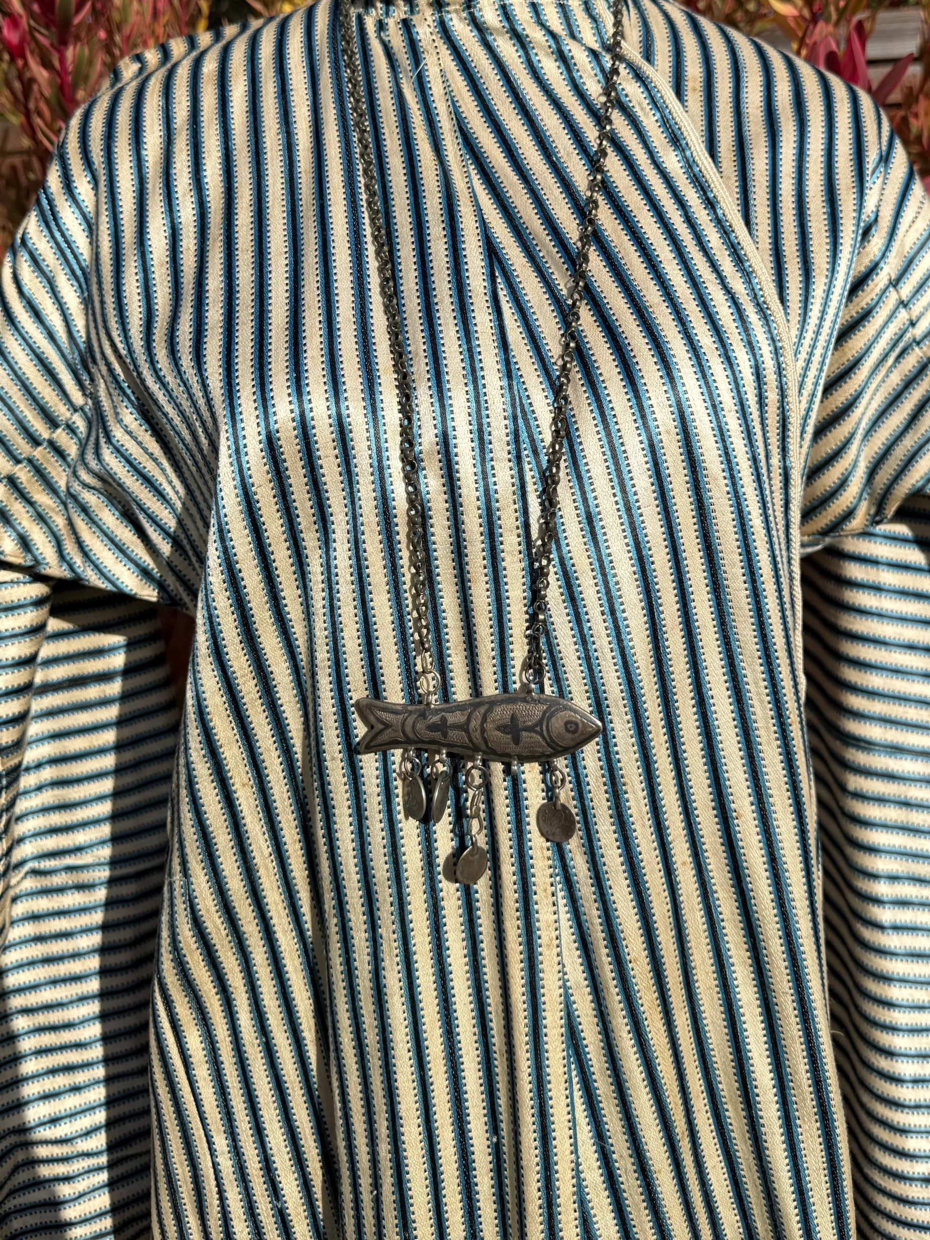 The 1800s Silver Antique Galilee Samaka Amulet