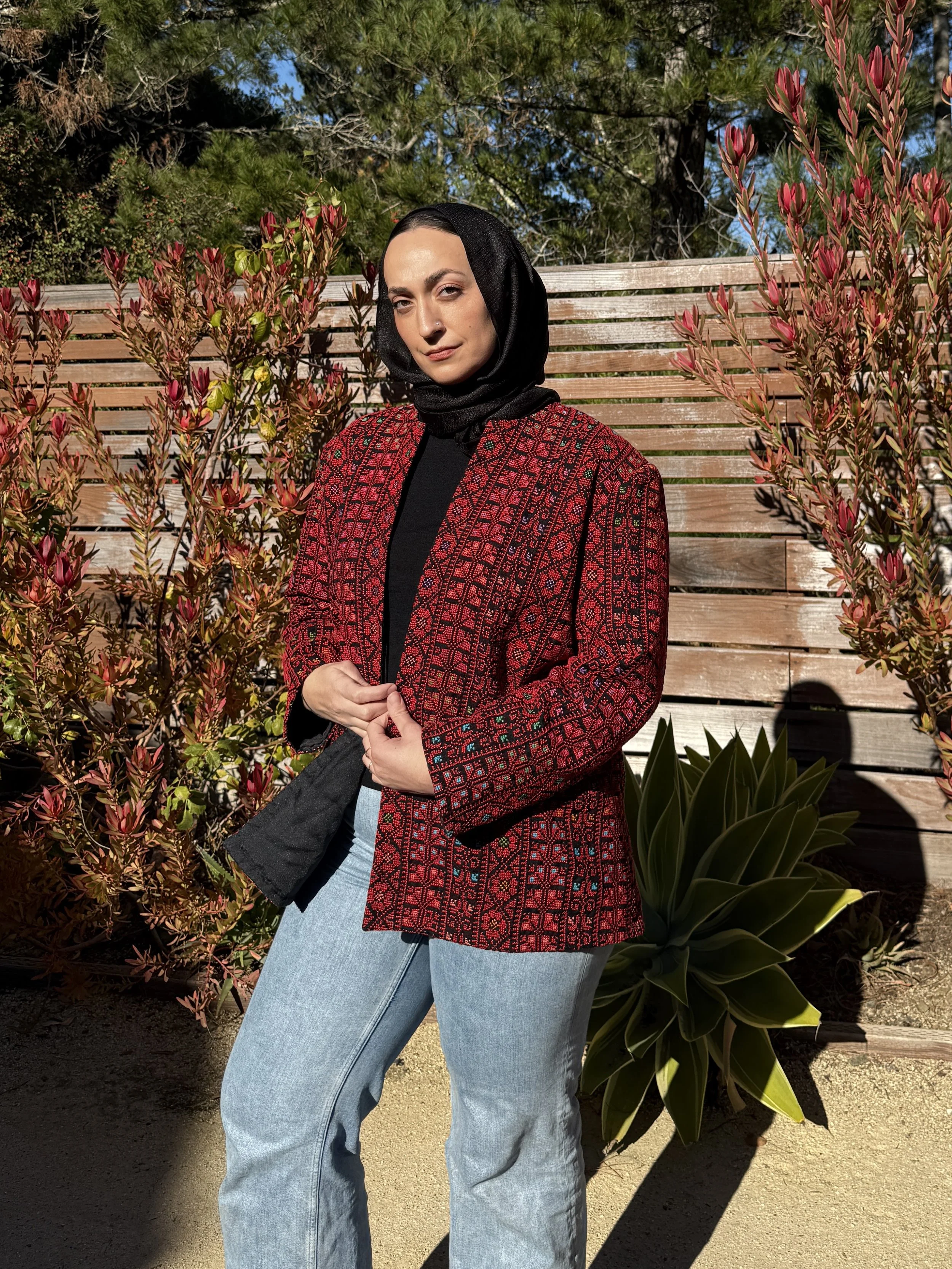 The Red Hand Embroidered Jacket