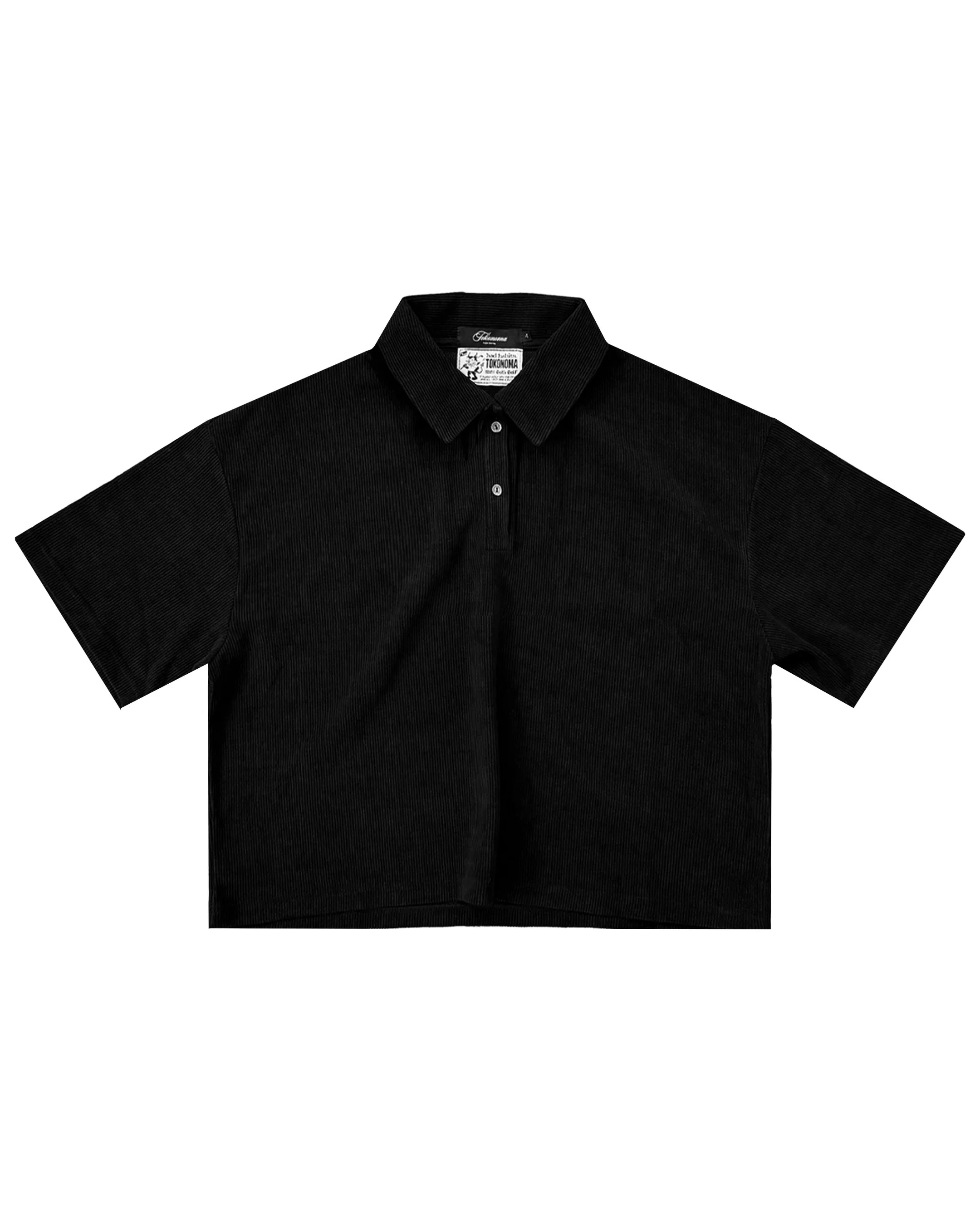 GOLF, waffle-knit polo shirt
