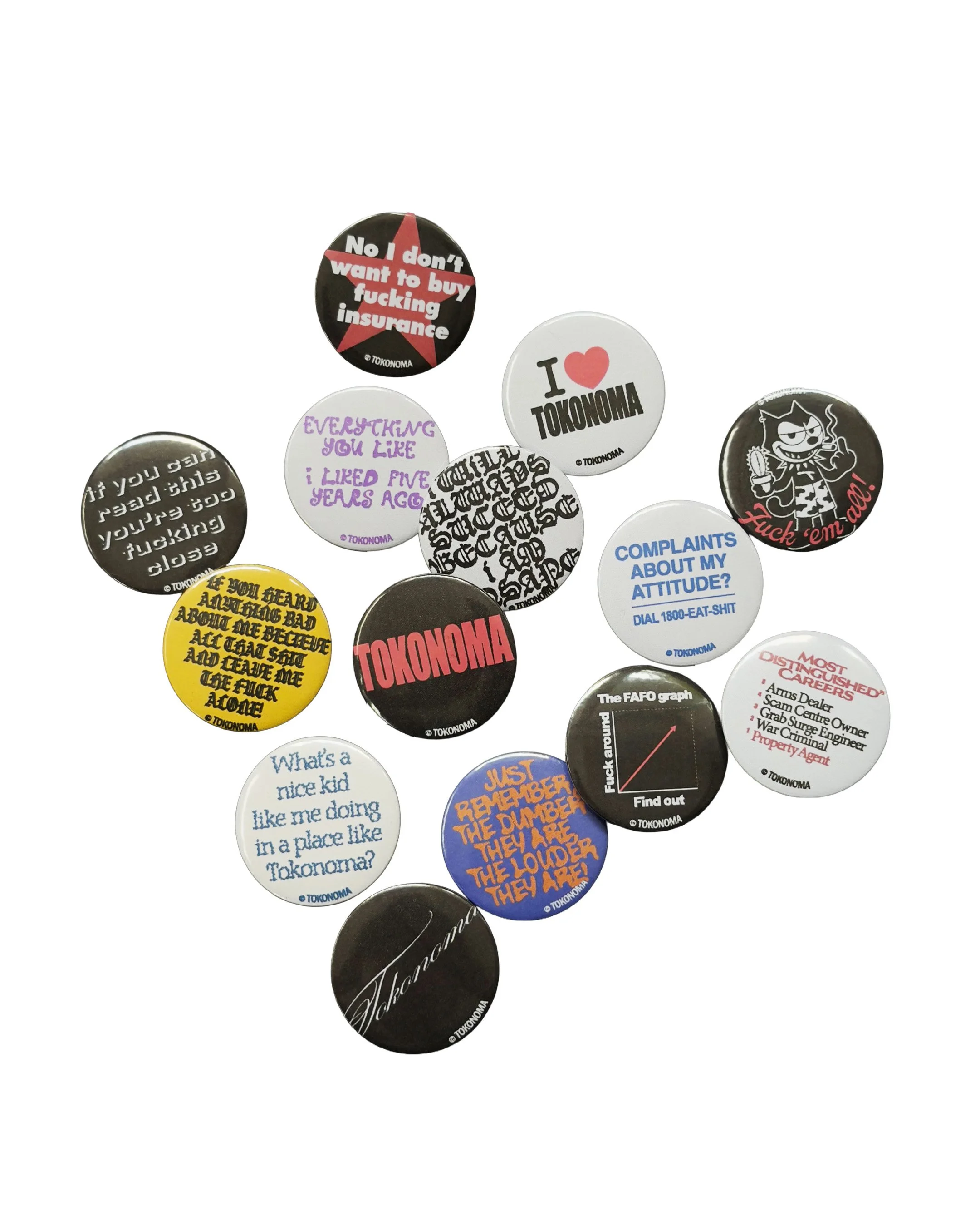 PIN-UP, button badges