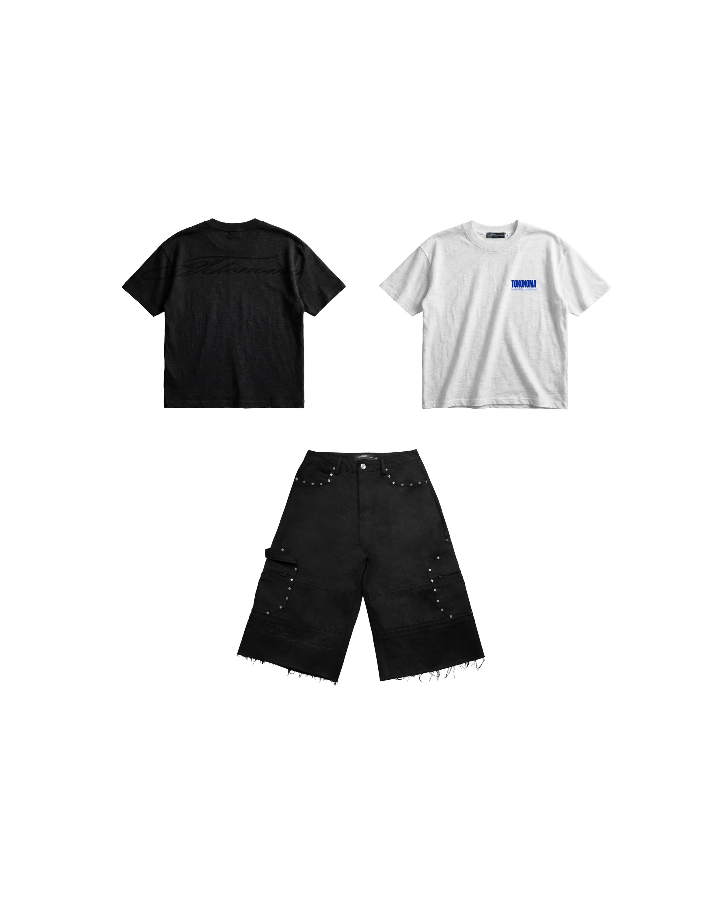 slub shirt + shorts bundle