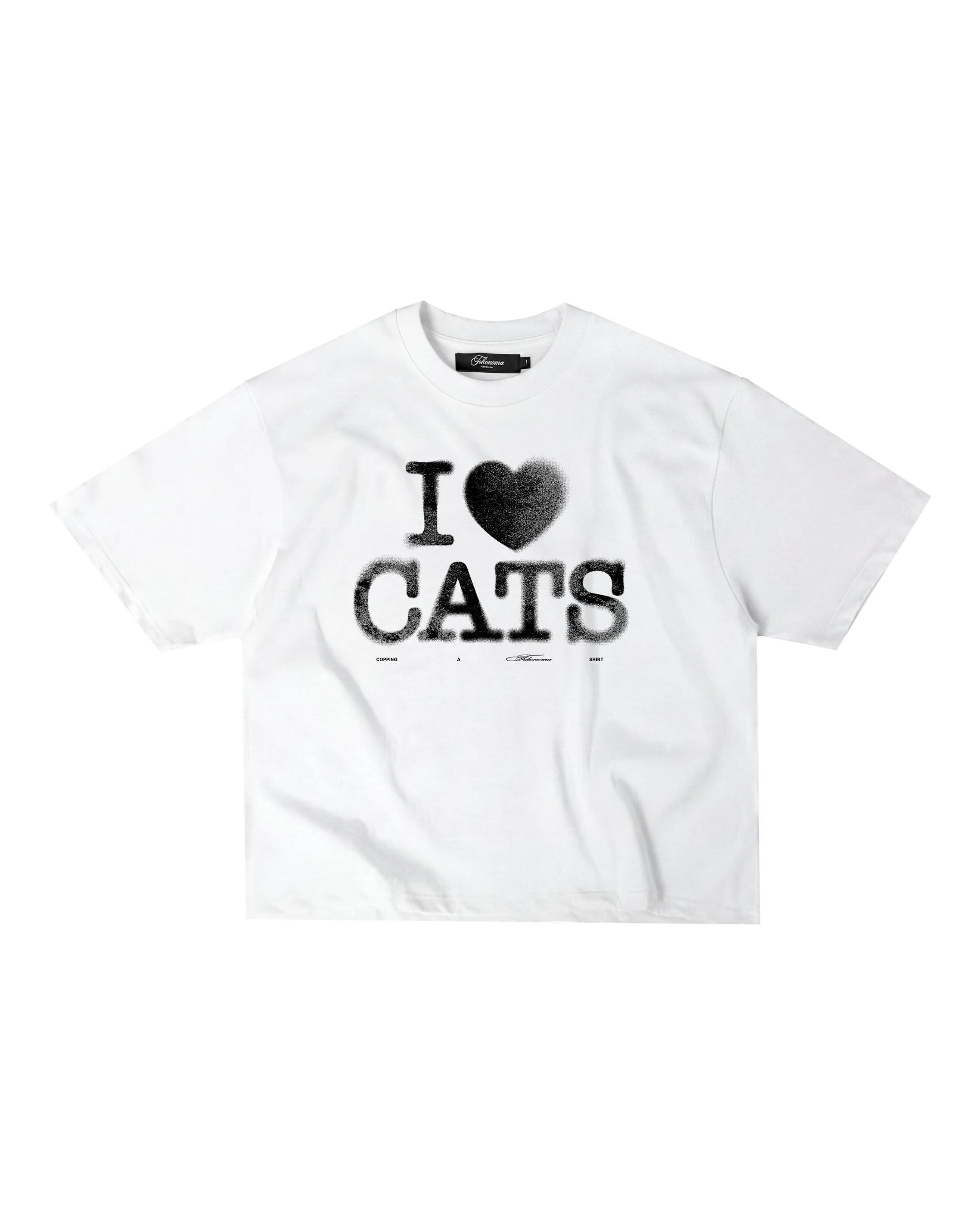 I LOVE CATS, heavy t-shirt
